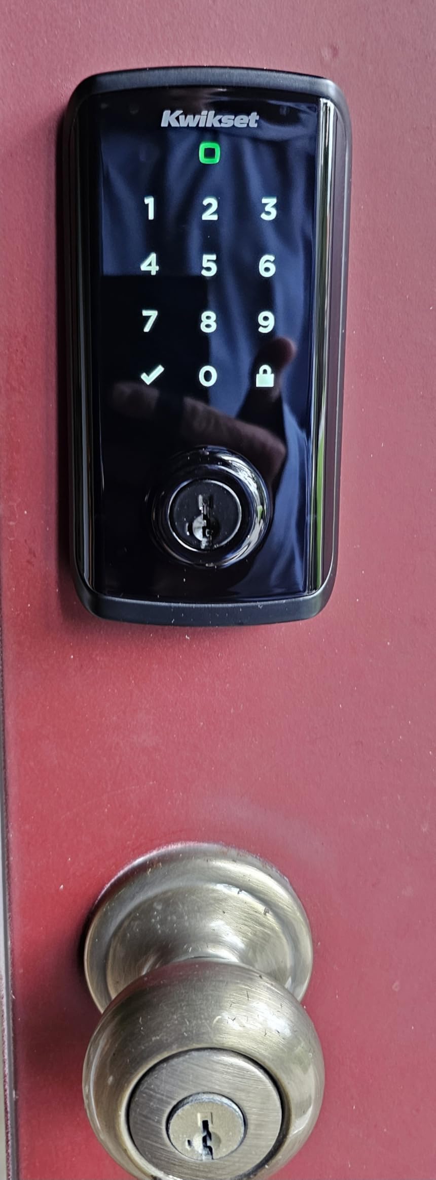 Kwikset Halo Select Smart Lock Keyless Entry Door Lock Wi-Fi and Matter Enabled Deadbolt No Hub Needed, Geofence Auto-Unlock, Grade AAA Certified, Easy Install, Matte Black Lifetime Finish Warranty customer photo 1