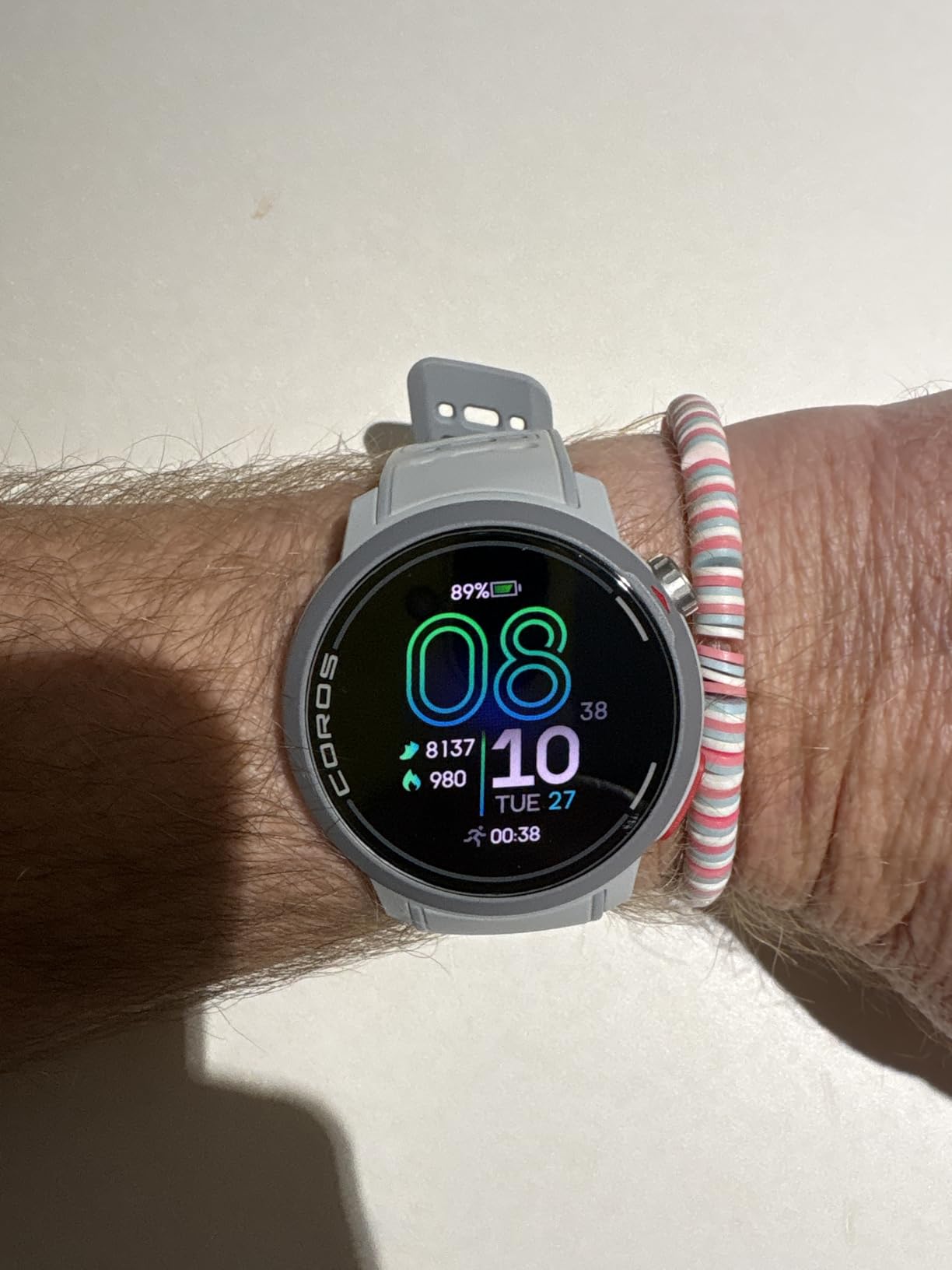 COROS PACE Pro GPS Sport Watch, 1.3-inch AMOLED Touchscreen, Fastest in Class Processor Running Watch, 20 Days Battery Life, Navigation with Global Offline Maps, Sleep Tracking, Running - Gray customer photo 2