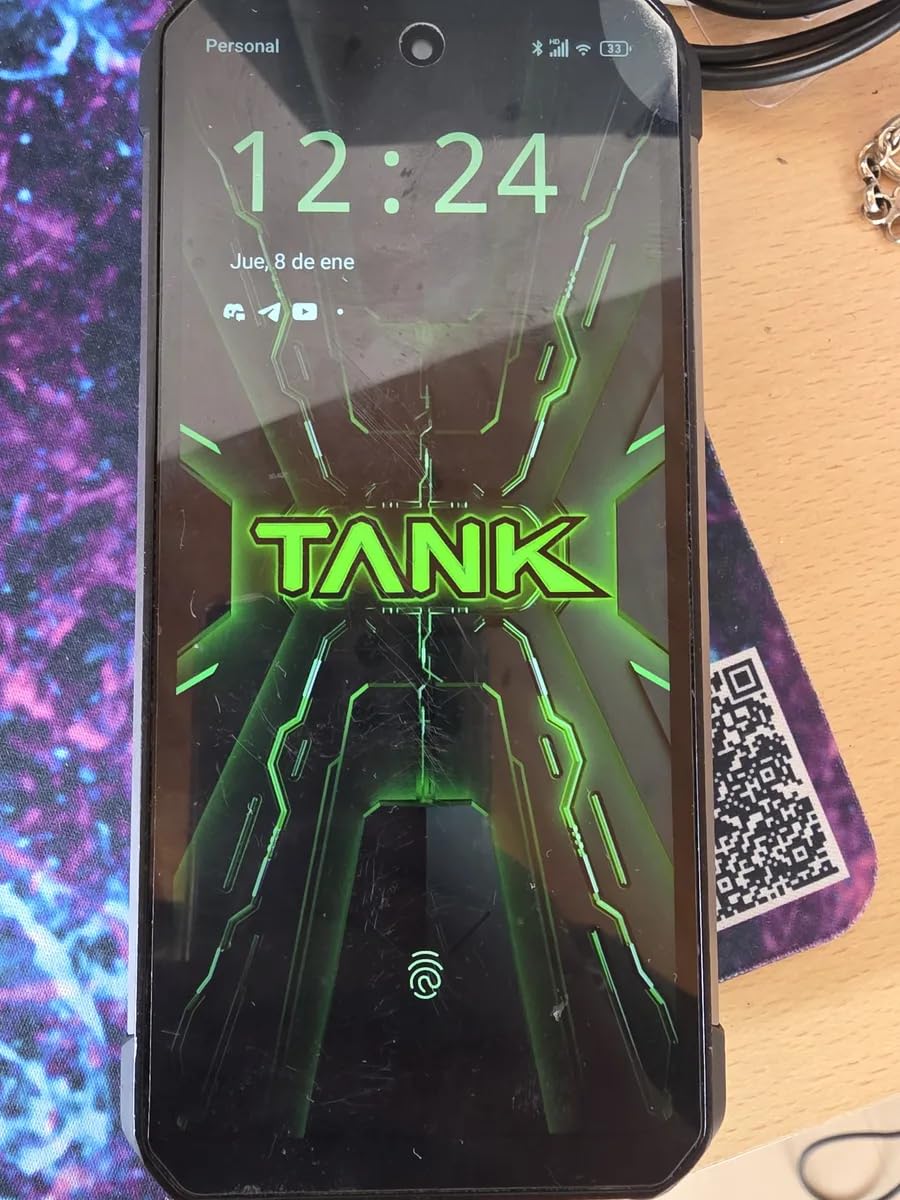 8849 Tank 3 Pro Rugged Smartphone Unlocked, Android 14 Waterproof Rugged Cell Phone with Projector, 6.79