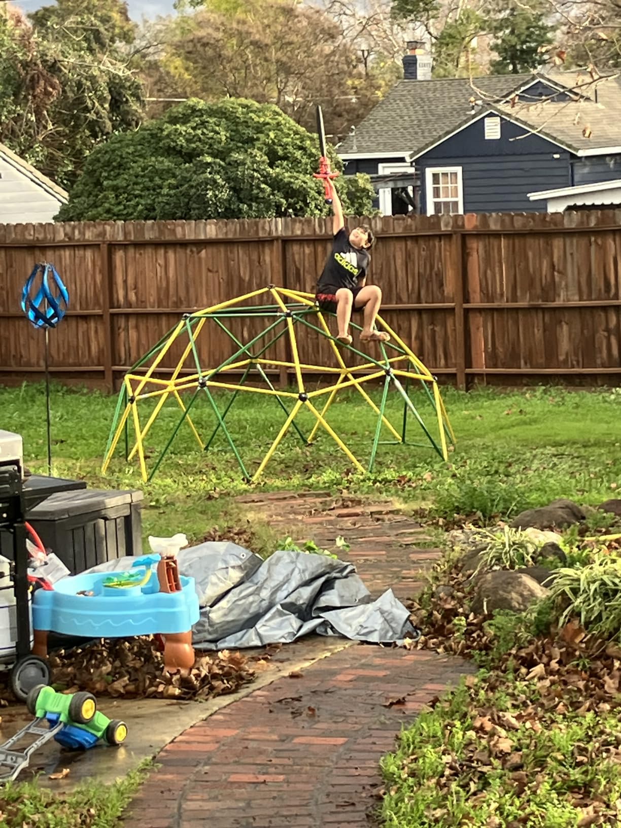 Amictoy Climbing Dome, 10FT Climber with Hammock & Swing, Jungle Gym Backyard for Kids, 2025 Upgraded Model Indoor Outdoor Toddler Play Equipment, Easy Assembly, Safety Certified customer photo 1