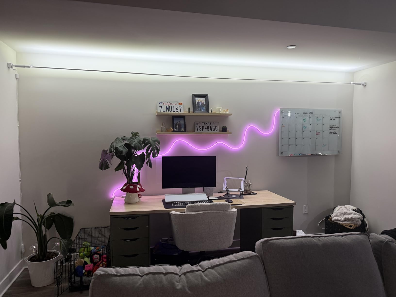 Govee RGBIC Neon Lights, LED Smart Neon Rope Light 2 Works with Matter, Alexa, Google Assistant, Custom DIY Neon Strip Lights for Bedroom and Holiday Decor, Softer Material, 32.8ft, White customer photo 2