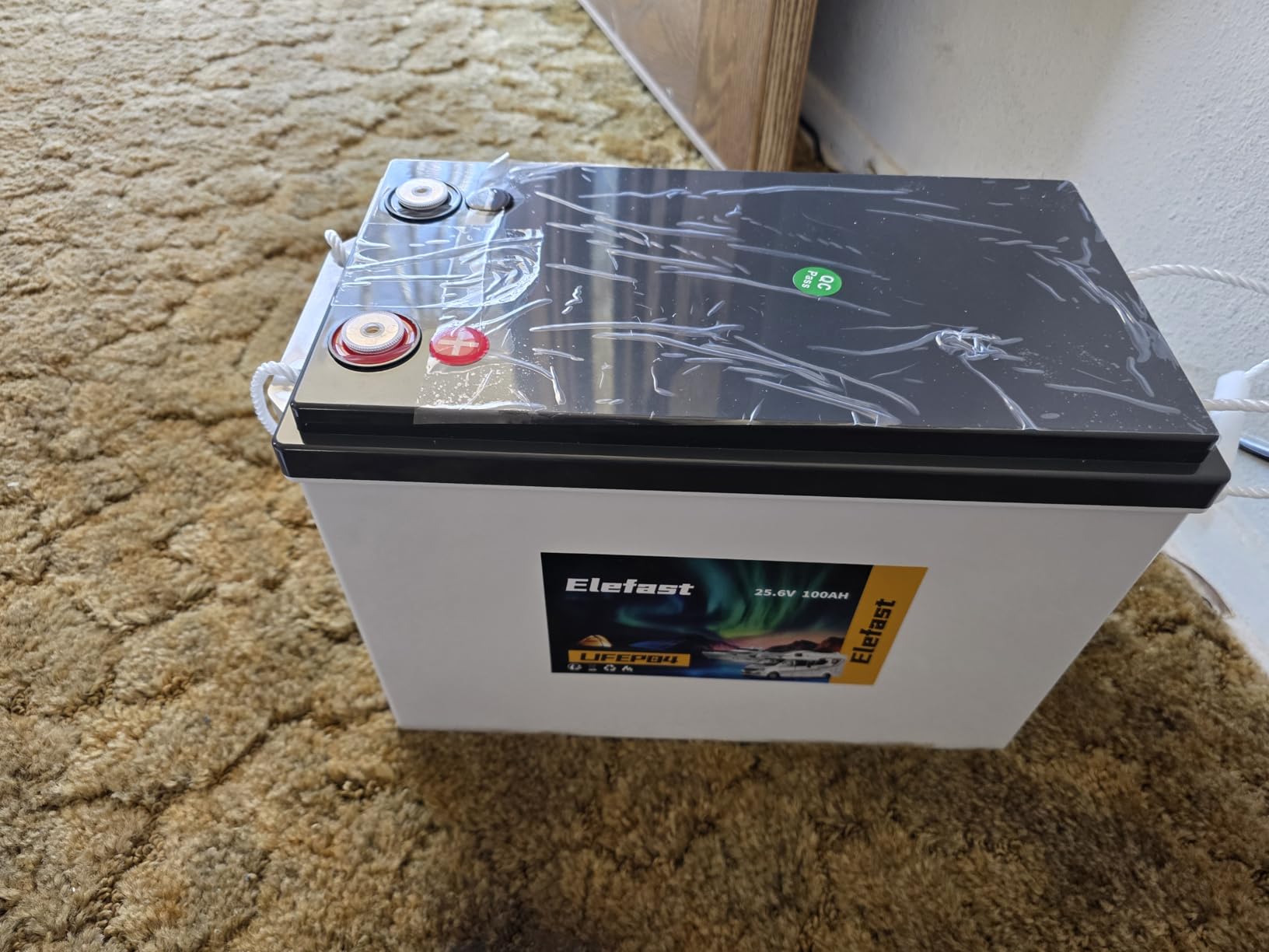 Lifepo4 Battery 100AH 24V Lithium Battery Built-in 100A BMS,Up to 20000 Deep Cycle,Perfect for Trolling Motors, Marine,RV,Boat,Solar System Home Storage customer photo 1