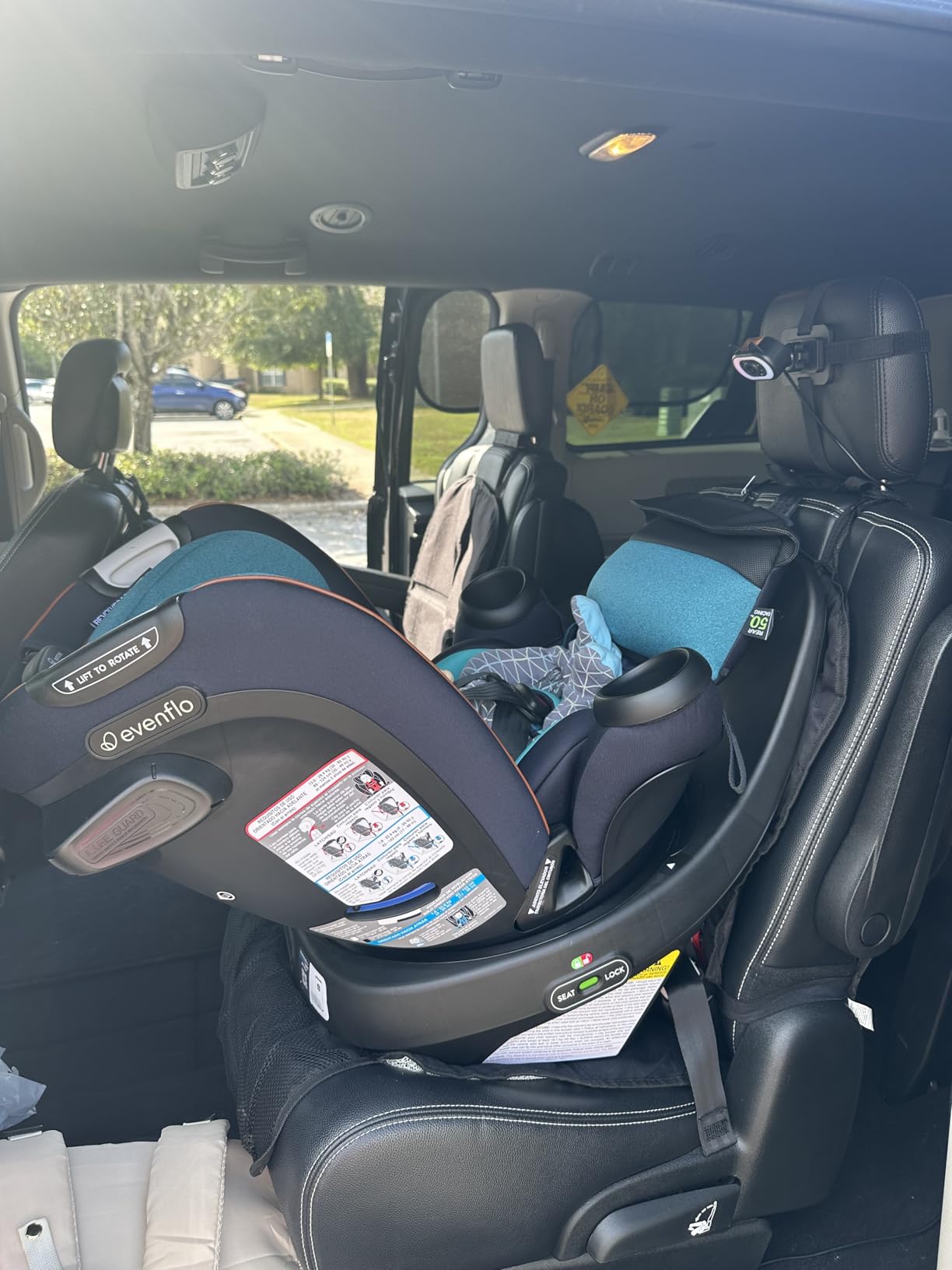 Evenflo Gold Revolve360 Extend All-in-One Rotational Car Seat with SensorSafe (Moonstone Gray) customer photo 1
