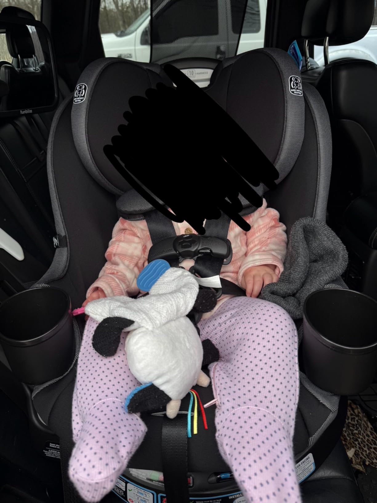 Graco EasyTurn 360 2-in-1 Convertible Car Seat, 360 Degree Rotating Infant to Toddler Rotating Car Seat, 2 Modes Forward and Rear Facing, Slim Design, Cyran customer photo 1