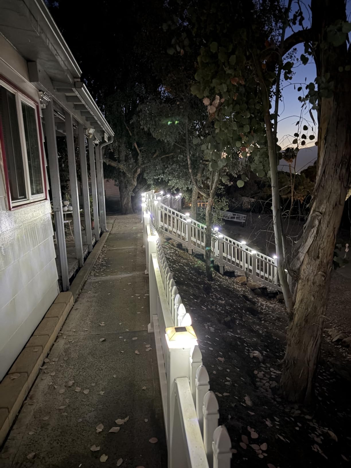 NIORSUN Solar Post Lights Outdoor, Fence Post Solar Lights Cool White, Waterproof, Garden Patio Fence Deck Decor, 4x4 Posts Cap Wood Vinyl, 5x5 Vinyl, White 12 Pack customer photo 1