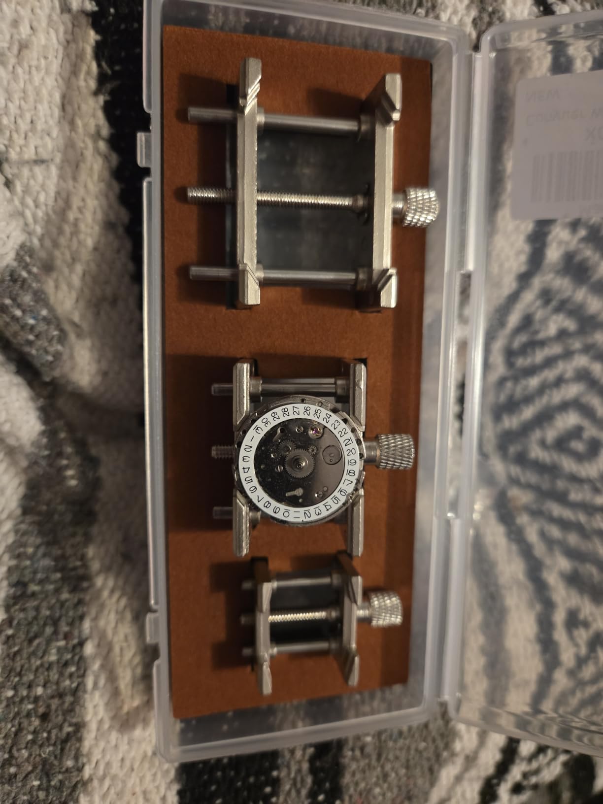 Cunyuer Watch Movement Holder, 3 PCS Metal Reversible Watch Movement Holder customer photo 1