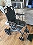 Lightweight Electric Wheelchair for Adults - Foldable Electric Wheelchairs for Seniors, 500W Motors Motorized Wheelchairs Support 330 lbs, All Terrain Travel Powered Wheel Chairs, Blue customer photo 2