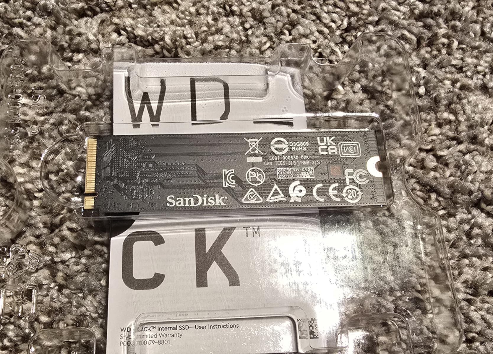 WD_Black SN7100 2TB NVMe SSD - Gen4 PCIe, M.2 2280, Up to 7,250 MB/s Read Speed, Up to 6,900 MB/s Write Speed, Next Gen TLC 3D NAND, for Laptops, Handheld Gaming Devices customer photo 1