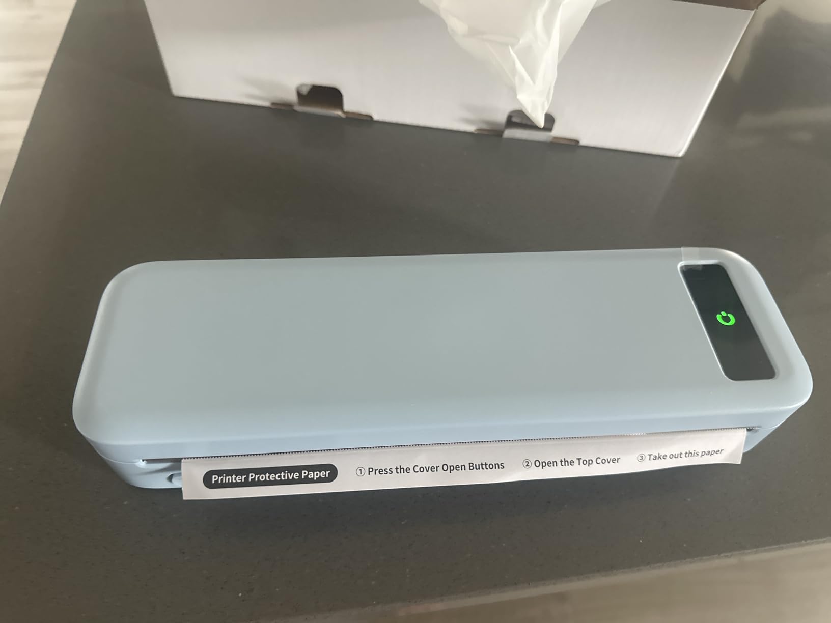 Portable Printers Wireless for Travel, A285M Small Inkless Thermal Printer, Bluetooth Mobile Printer Support 8.5