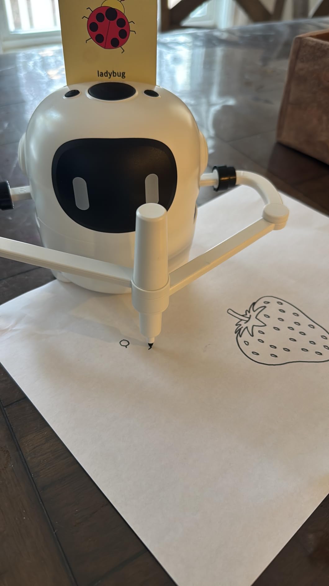 Drawing Robot for Kids with 150 Cards, Voice Interactive Educational Drawing Machine, Montessori Painting Learning Toys customer photo 1