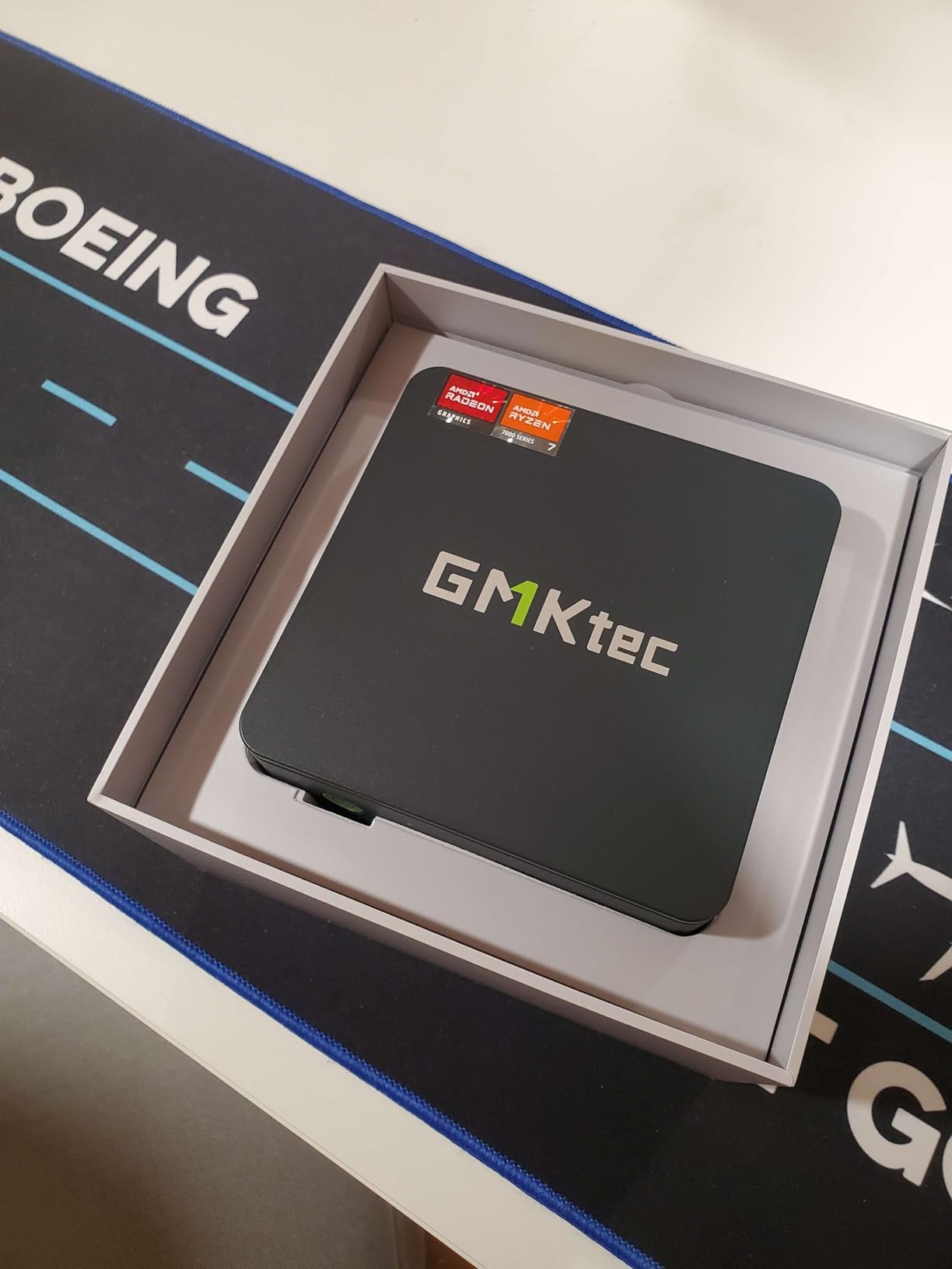 GMKtec Gaming PC, K11 AMD Ryzen 9 8945HS(8C/16T, Up to 5.2GHz), 32GB DDR5 RAM 1TB Mini PC Desktop Computer, Oculink, Dual NIC 2.5GbE LAN, HDMI/DisplayPort/USB4*2 customer photo 1