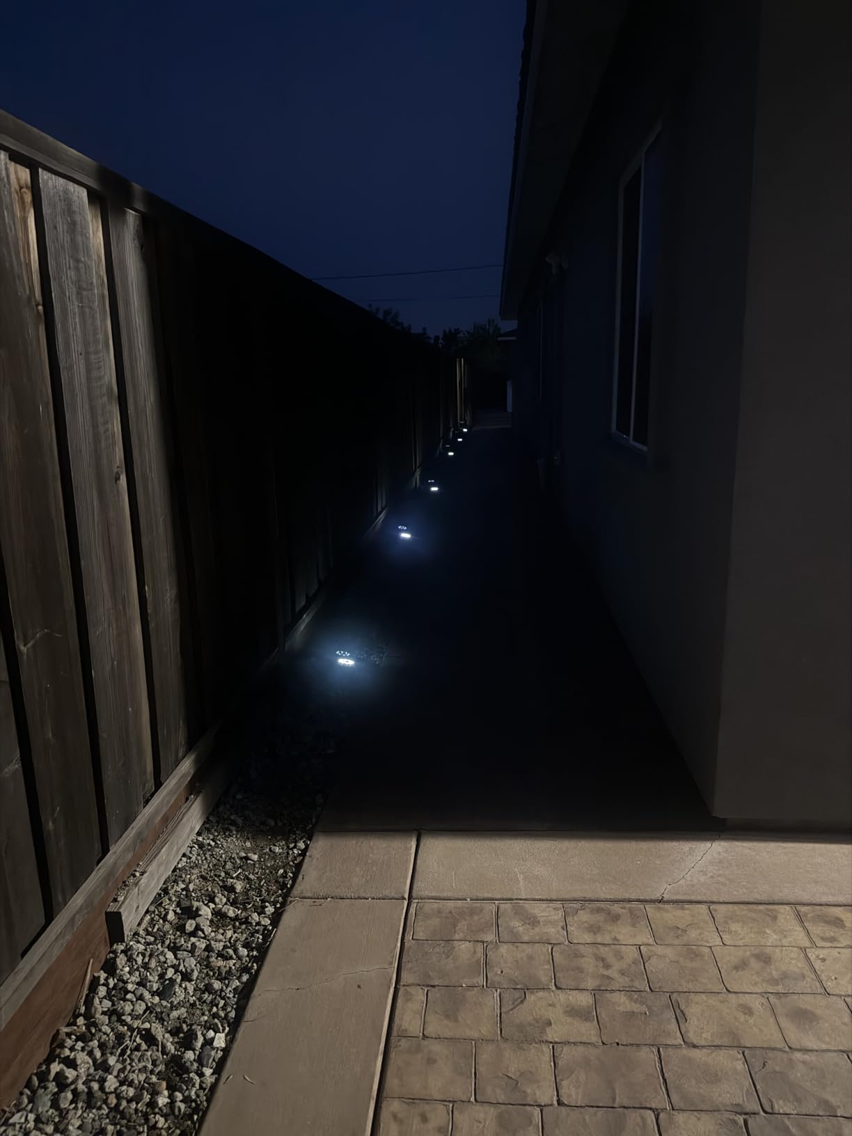 SOLPEX 10 Pack Solar Ground Lights Outdoor Waterproof, Solar Powered Pathway Lights, Landscape Lighting for Garden Walkway Driveway Backyard Decor (Cool White) customer photo 1