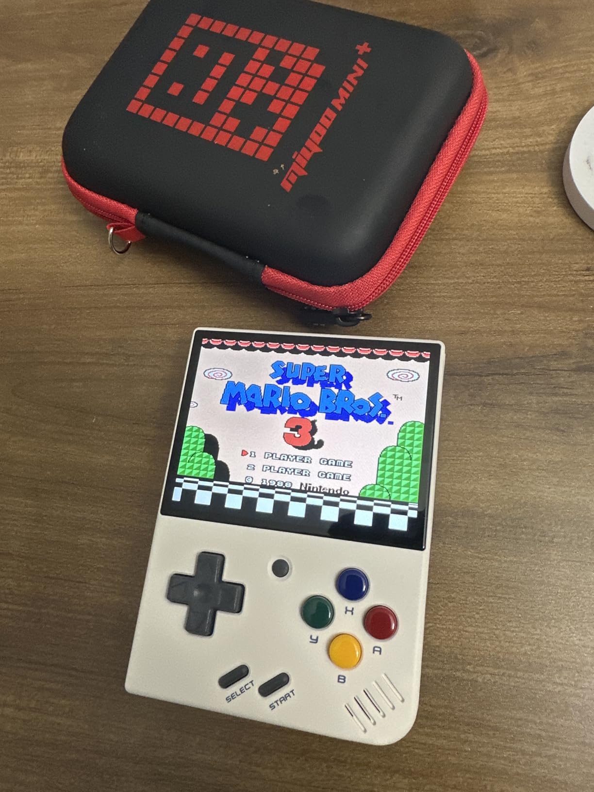 Miyoo Mini Plus with Portable Case Retro Emulator Handheld Game Console Latest Version with WiFi & RTC, 3.5'' 640*480 IPS Screen 3000mAh Battery, Gray 64GB customer photo 1