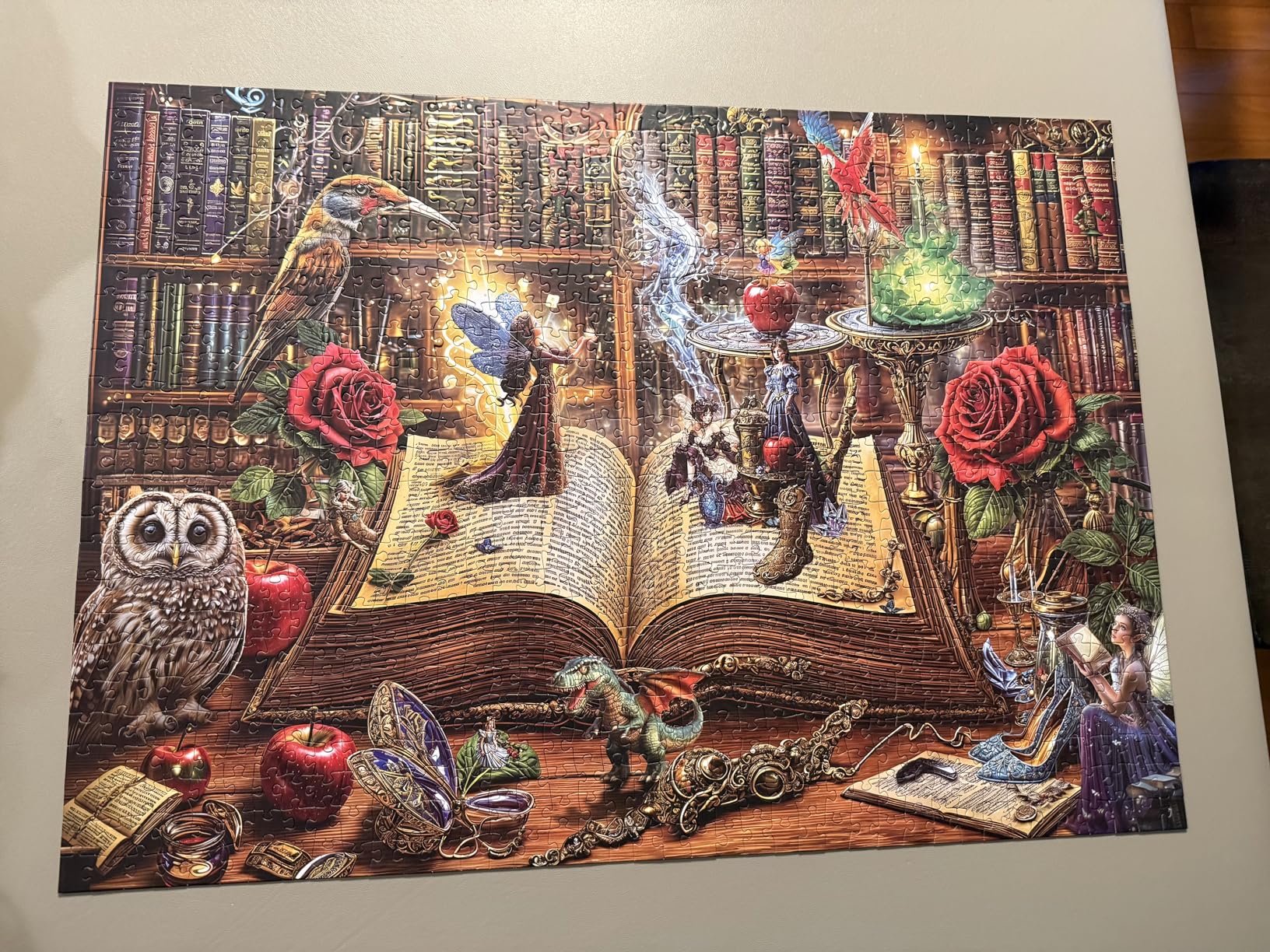 1000 Piece Puzzle for Adults, Flower House Jigsaw Puzzle, Family Puzzles Game, Interlock Perfectly No Dust, Home Decoration Puzzle customer photo 2