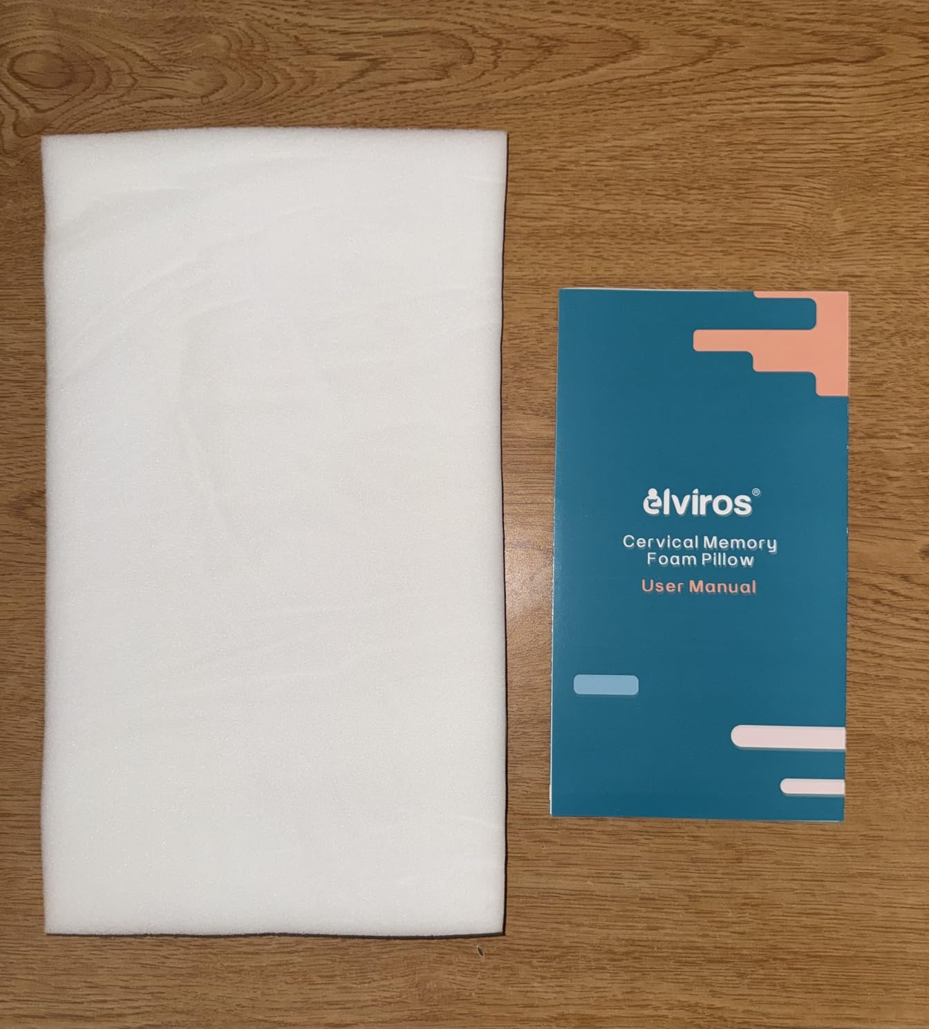 Elviros CPAP Pillow for Sleeping, Ergonomic Adjustable Height Neck Support Memory Foam Bed Pillow for CPAP Users with Sleep Apnea, Suitable for Side and Back Sleepers customer photo 2