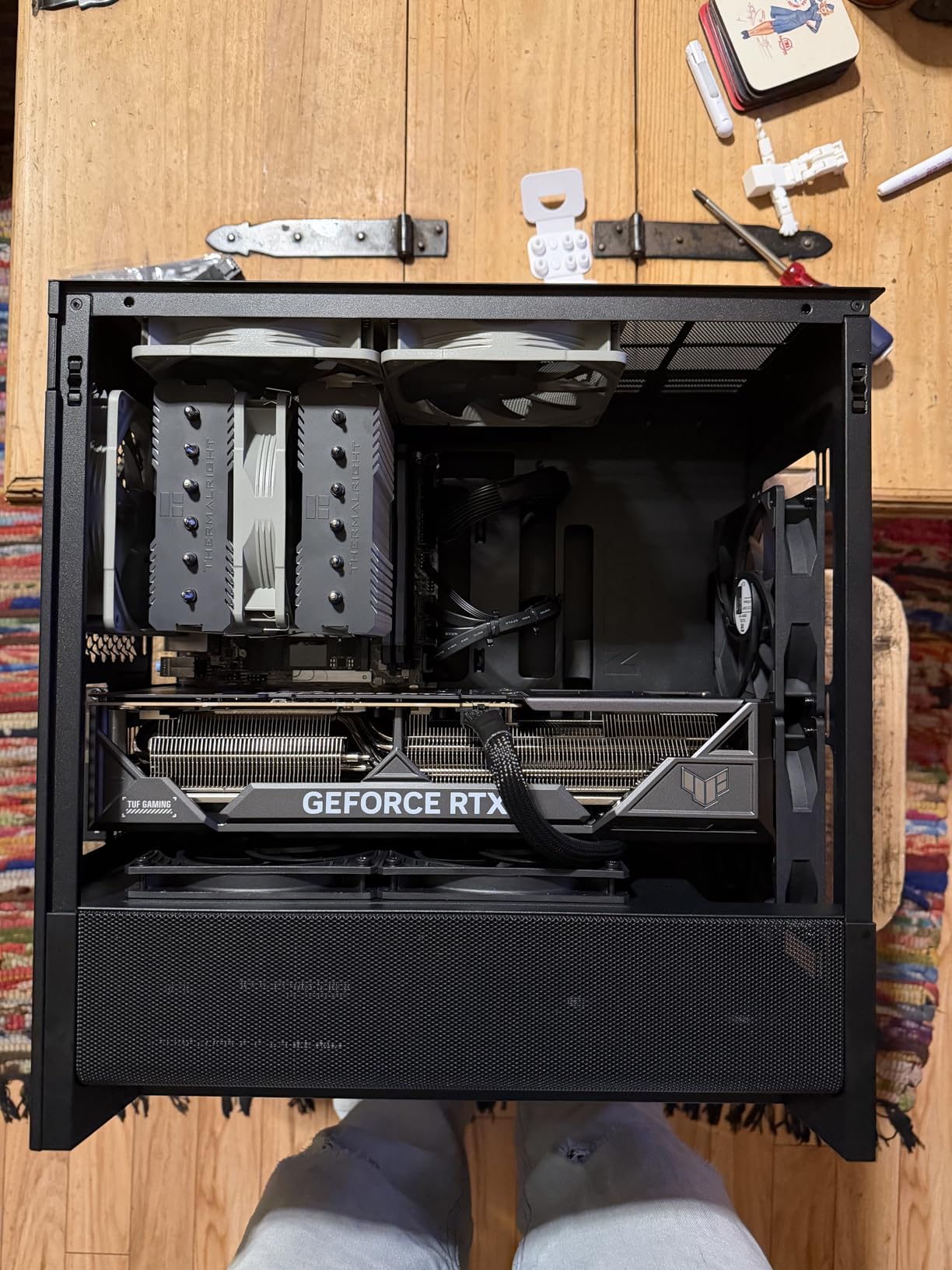 NZXT H3 Flow - Micro-ATX PC Case - Optimized Airflow - Includes 1 x 120mm Rear Fan - Supports Full-Sized GPUs - Fits 280mm Front, 240mm Top Radiator - Back-Connect Motherboard - White customer photo 2