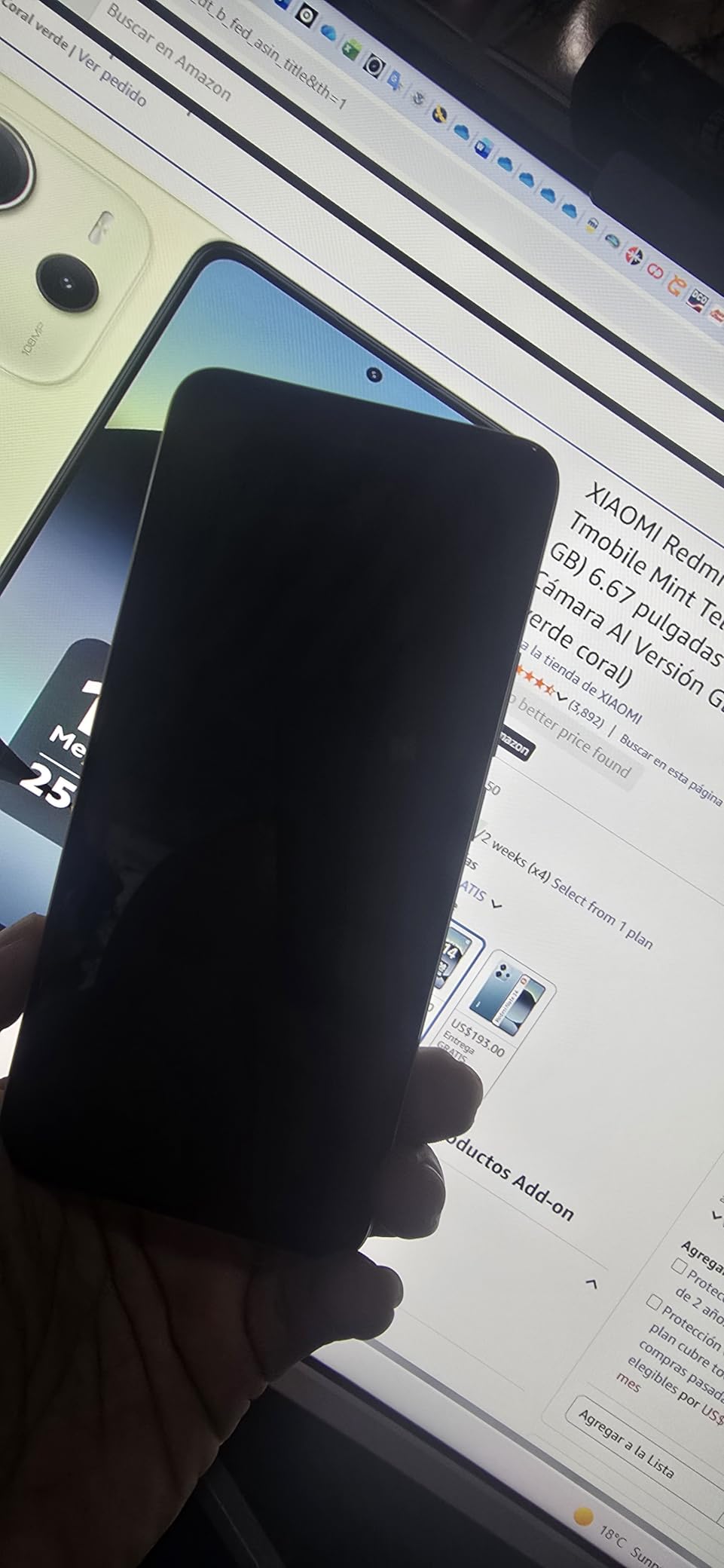 Redmi Note 14 4G LTE (for Tmobile Mint Tello Global) (256GB + 8GB) 6.67