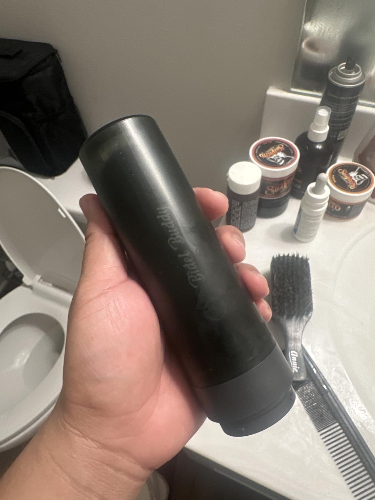 BIDET BUDDY GoFlow Portable Bidet for Travel - 180mL Bottle with Two Power Modes, Nozzle Wand, IPX6 Waterproof, USB C Charging, 800mAh Rechargeable Battery, Medium Pressure customer photo 2