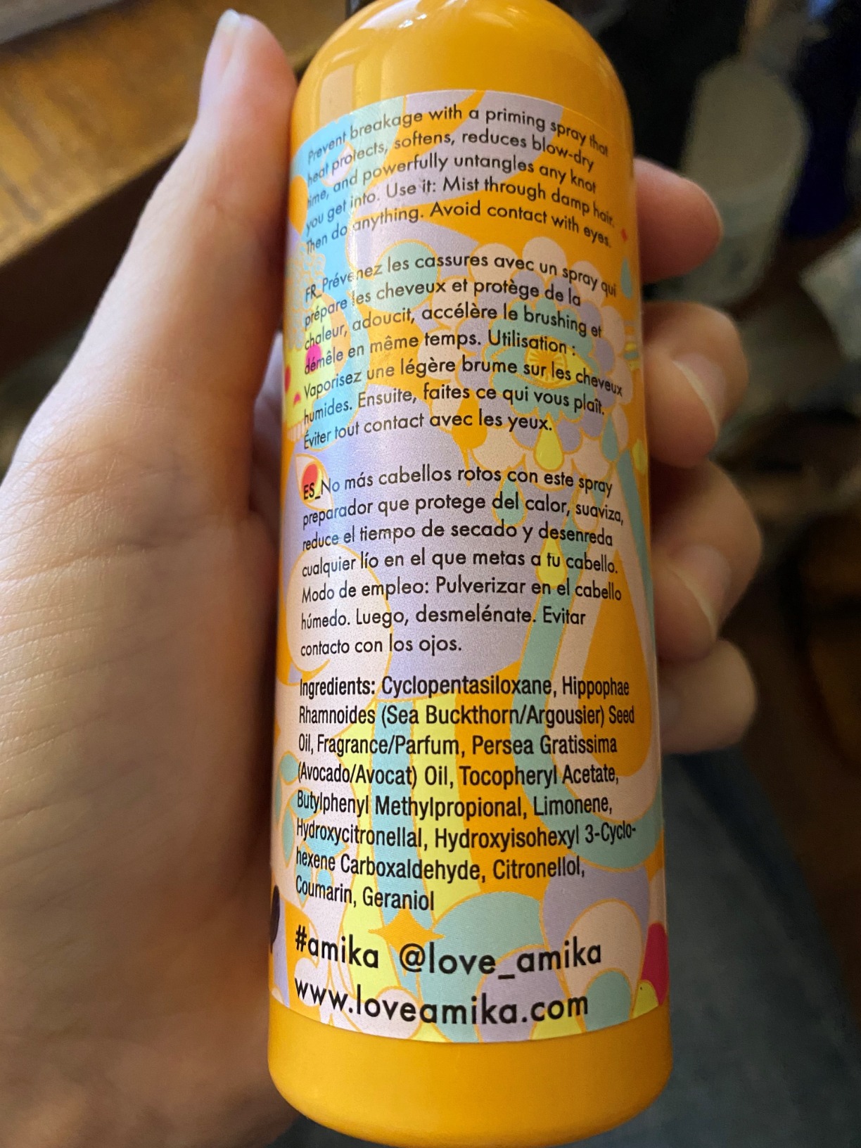 Eva NYC Mane Magic 10-in-1 Heat Protectant for Fine Hair - Anti-Frizz Heat Protection Spray - Sunflower + Argan Oil - Blow Dry Spray + Detangler - 10-in-1 Hair Primer - Vanilla Scent - 5 fl oz customer photo 1
