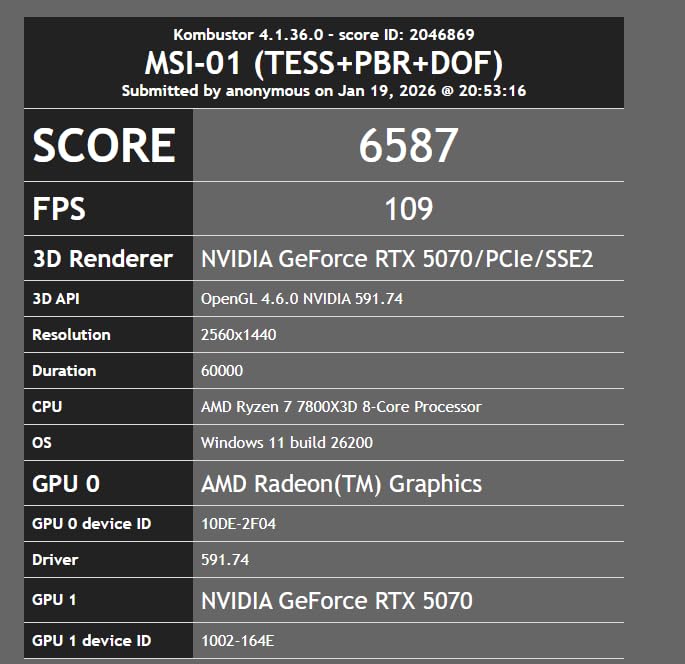 The SFF-Ready Prime GeForce RTX™ 5070 Graphics Card, NVIDIA (PCIe® 5.0, 12GB GDDR7, HDMI®/DP 2.1, 2.5-Slot, Axial-tech Fans, Dual BIOS) customer photo 2