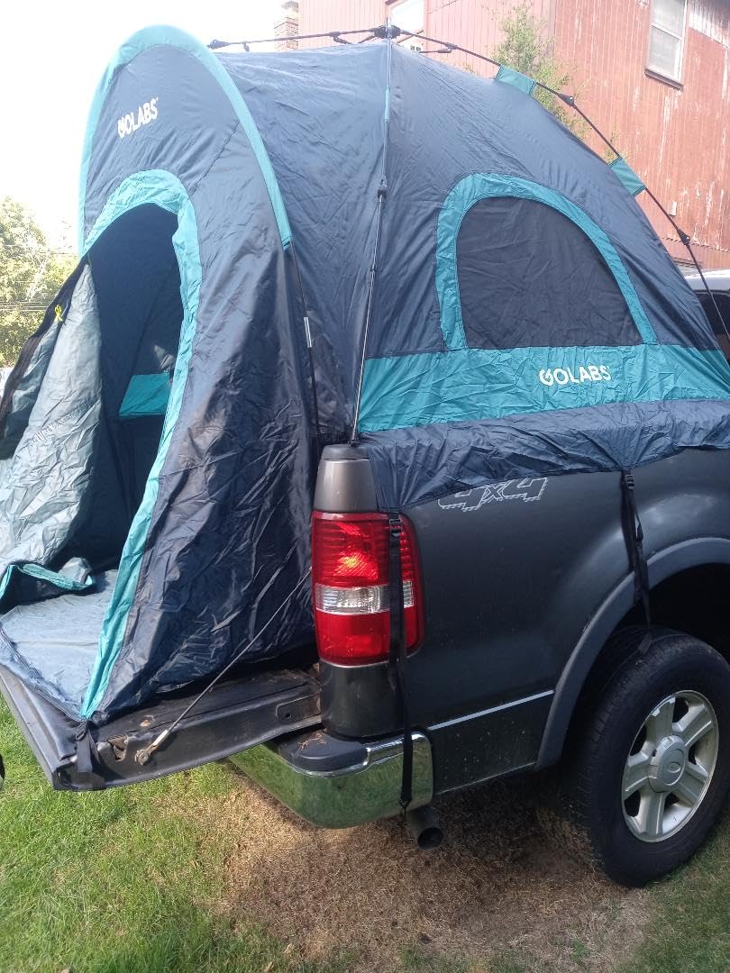 Golabs Truck Bed Tent for 5-6 Ft Bed, 8-Minute Easy Setup by Pre-Assembled Design, Waterproof PU2000mm, 2-Person Portable with Extra Rainfly Cover for Camping & Outdoor, Includes Storage Bag customer photo 1