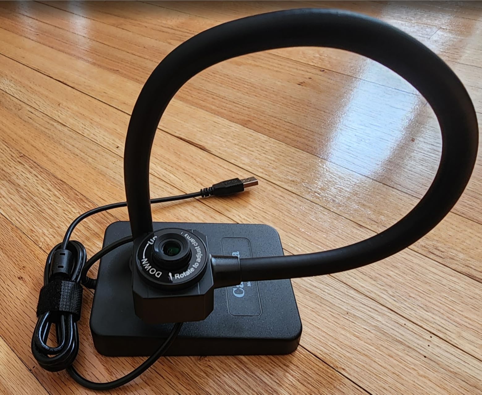 USB Document Camera for Teachers, Webcam for Distance Learning, Manual Focus Camera, with mic, Fold for Mac OS, Windows, Chromebook Compatible for Web Conferencing, Remote Teaching, Live Demo, visualizer customer photo 1
