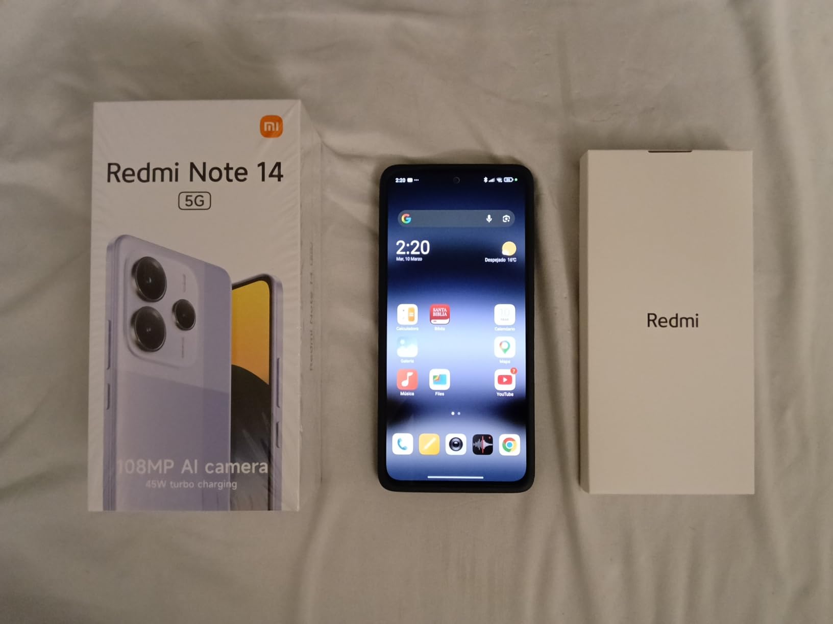 XIAOMI Redmi Note 14 5G + LTE (for Tmobile Mint Tello Global) (256GB + 8GB) 6.67