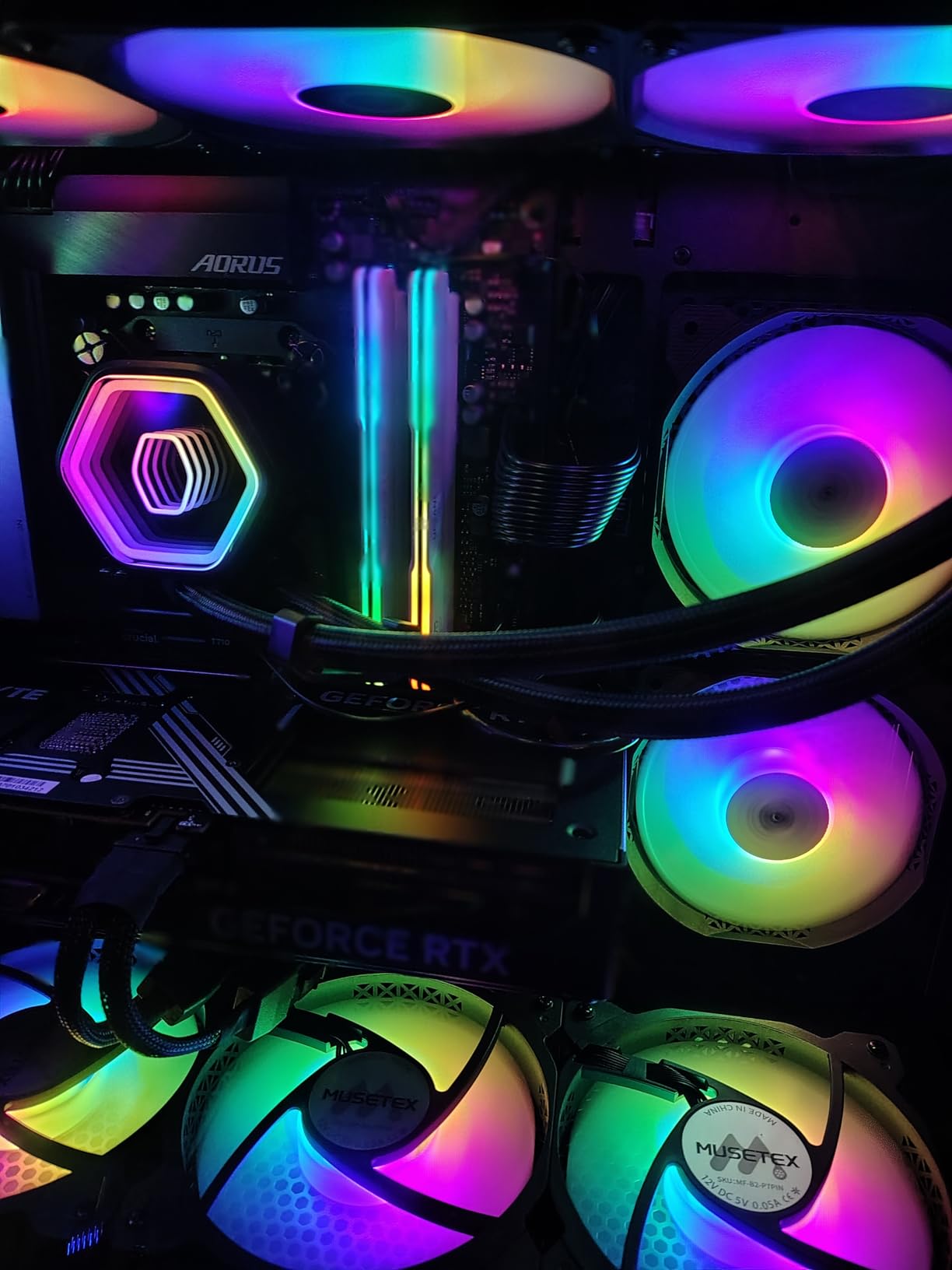 KLEVV Urbane V RGB DDR5 48GB (2x24GB) 6000MHz CL30 SK Hynix A-Die 1.35V Gaming Desktop Ram Memory XMP 3.0 / AMD Expo Ready (KD5KGUD80-60A300M) customer photo 1