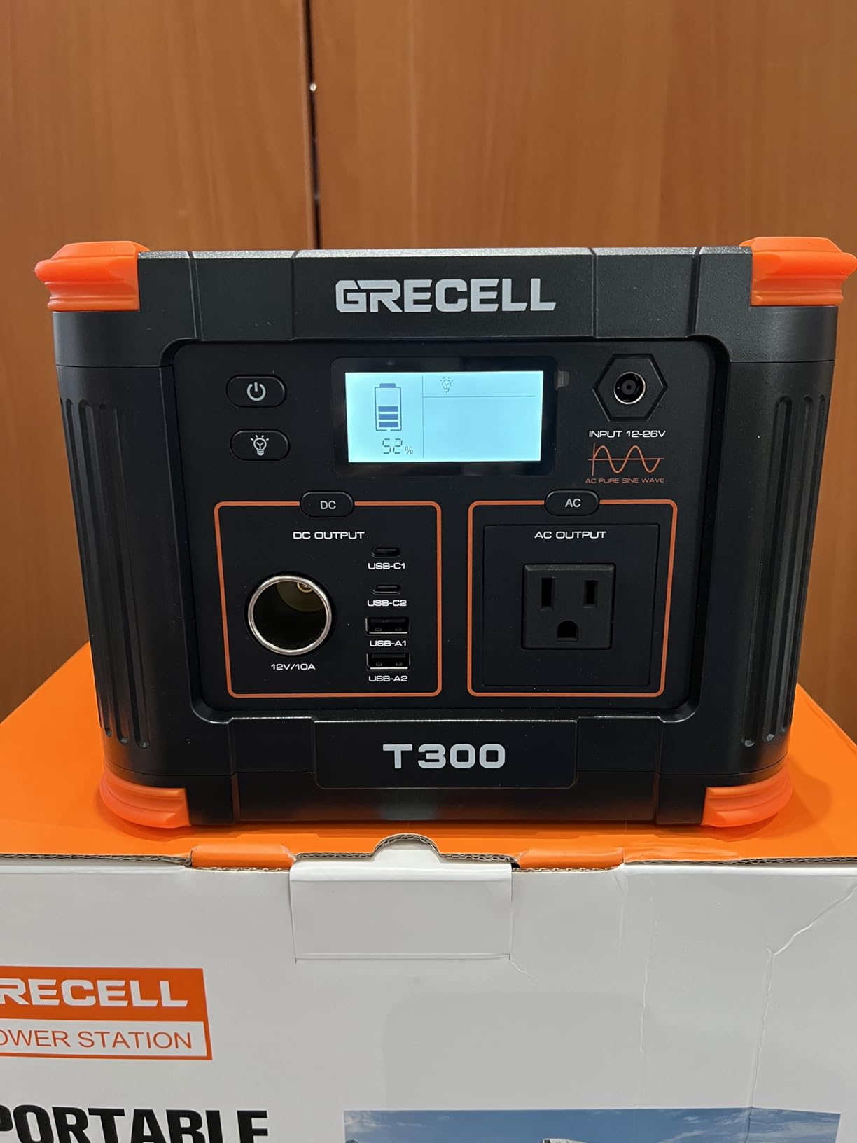 GRECELL Portable Power Station 330W (Peak 600W), 288Wh Solar Generator with 60W USB-C PD, 110V Pure Sine Wave AC Outlet, Lightweight Backup Battery for Camping, Travel, RVs customer photo 2