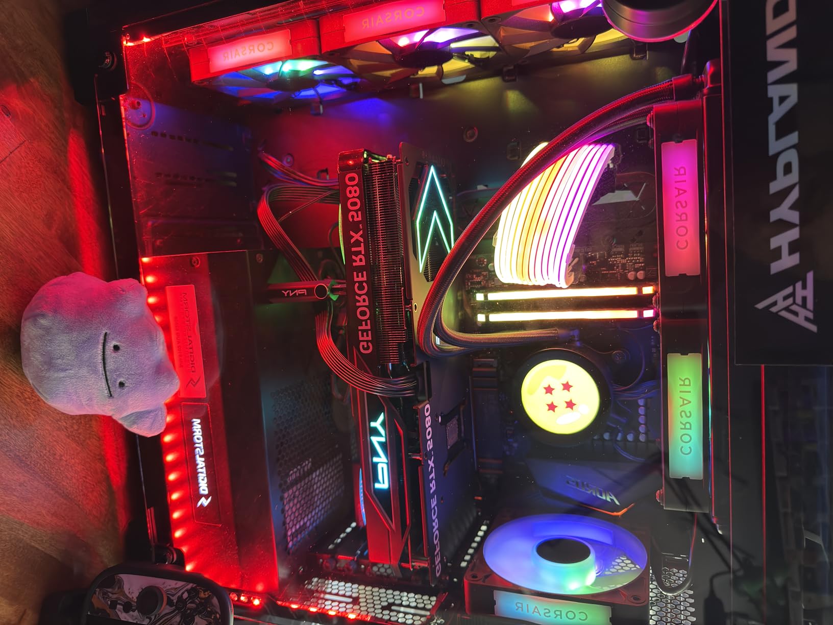 PNY NVIDIA GeForce RTX 5080 Epic-X ARGB OC Triple Fan, Graphics Card (16GB GDDR7, 256-bit, Boost Speed: 2775 MHz, PCIe 5.0, HDMI/DP 2.1, 2.99-Slot, NVIDIA Blackwell Architecture, DLSS 4) customer photo 1