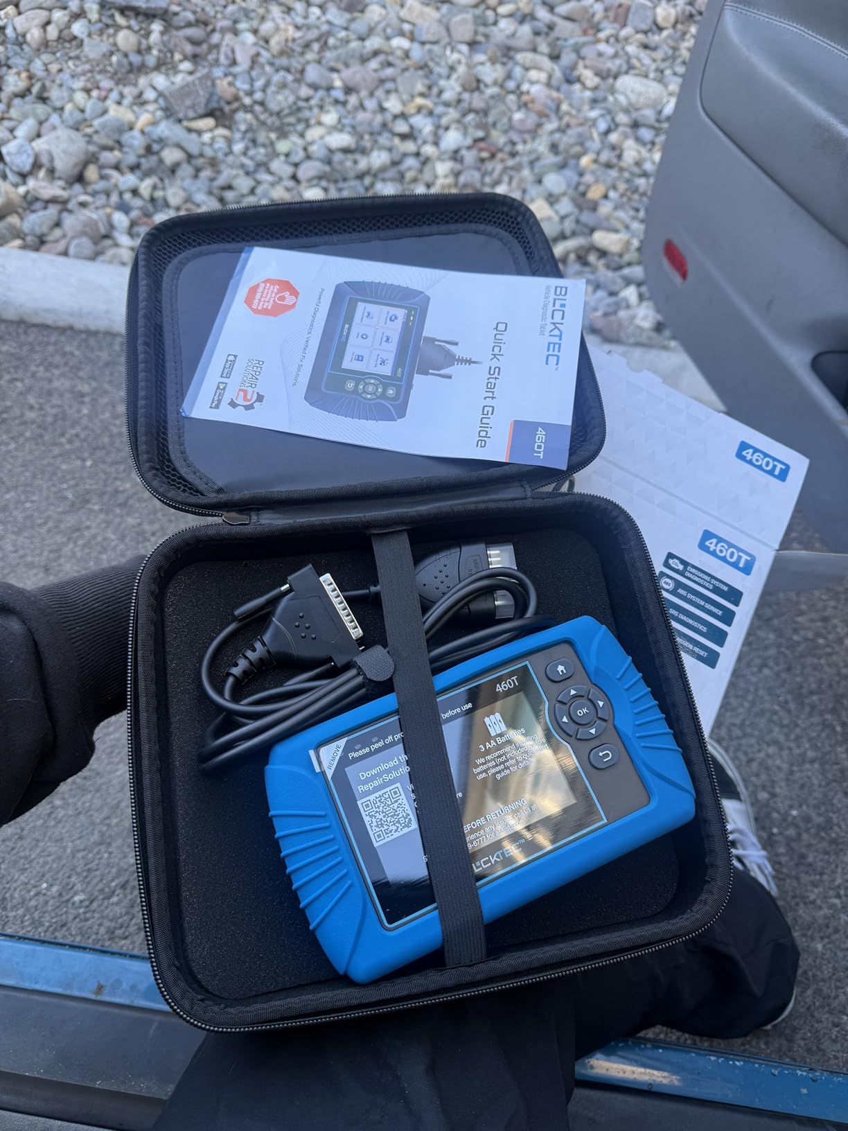BLCKTEC 460T OBD2 Scanner Car Code Reader Engine ABS SRS Transmission Diagnostic Tool, 12 Reset Services, Oil/TPMS/EPB/BMS/SAS/DPF/Throttle Reset customer photo 1