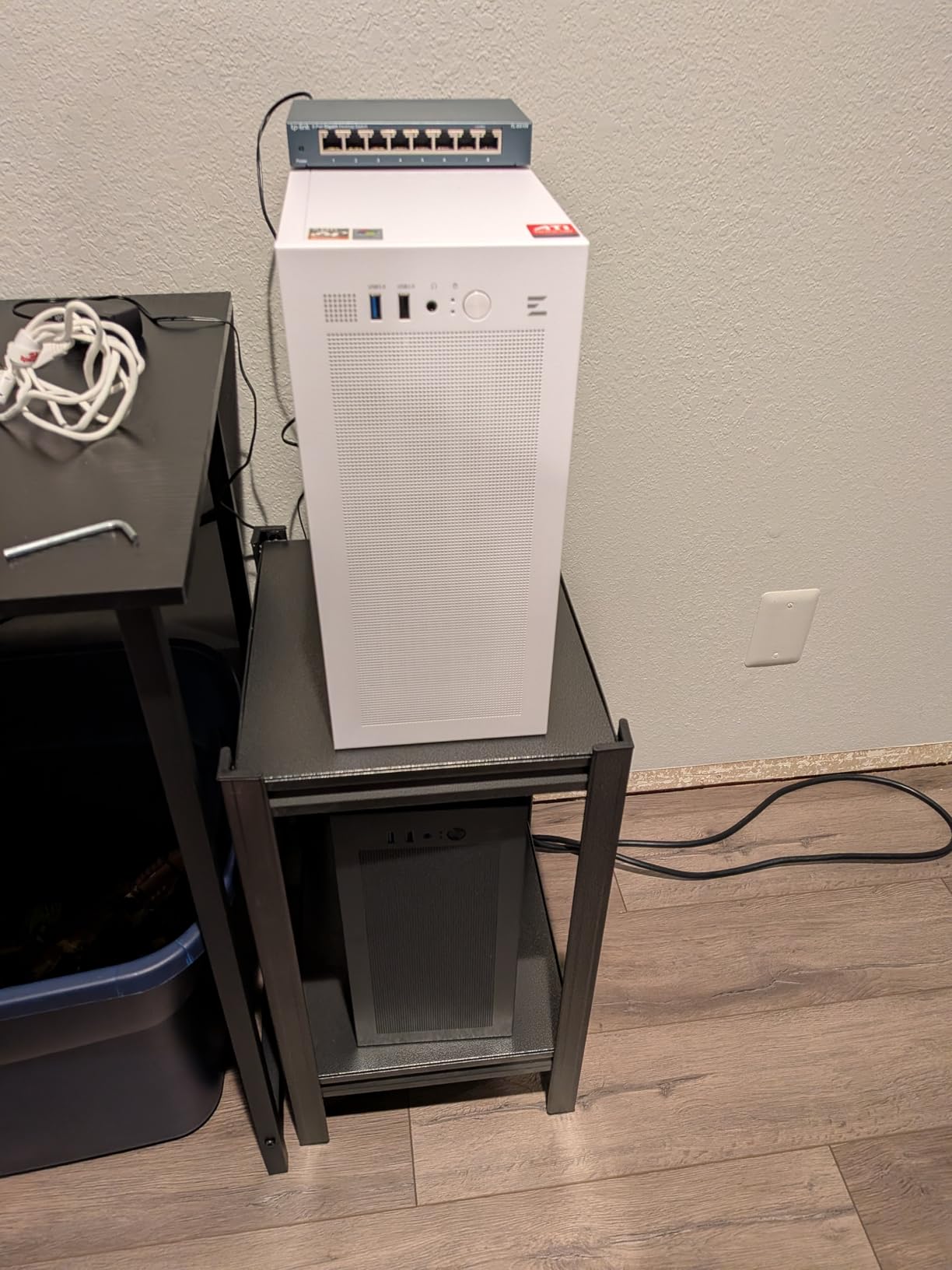 Zalman CUBIX Compact Mini Tower mATX PC Case, Heavy-Duty 0.8T Steel Chassis, Micro-ATX DTX ITX SFF SFX HTPC Small Form Factor Chassis with USB 3.0, 80mm Preinstalled Fan, Fits ATX PSU, Black customer photo 1