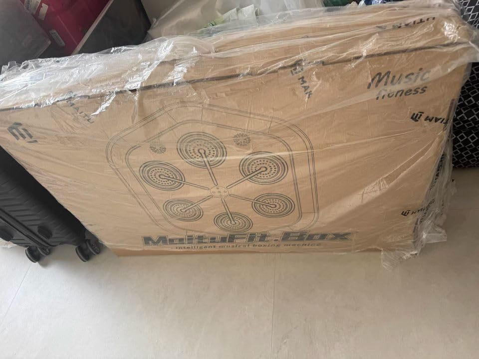 2026 Upgraded Music Boxing Machine M5, Smart Wall-Mount Punching Bag with 24H Standby, 4000+ Music, 160 Synced LED Lights, APP Control, Stereo Sound customer photo 2