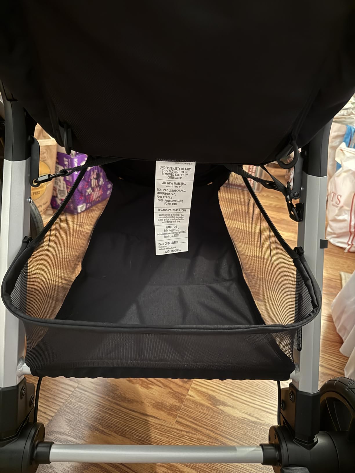 Baby Jogger City Mini GT3 All Terrain Stroller with Forever Air Rubber Tires & All Wheel Suspension with Magnetic Buckle & No-Rethread Harness, Height-Adjustable Handlebar, and Foot Brake. Deep Sea Blue customer photo 1