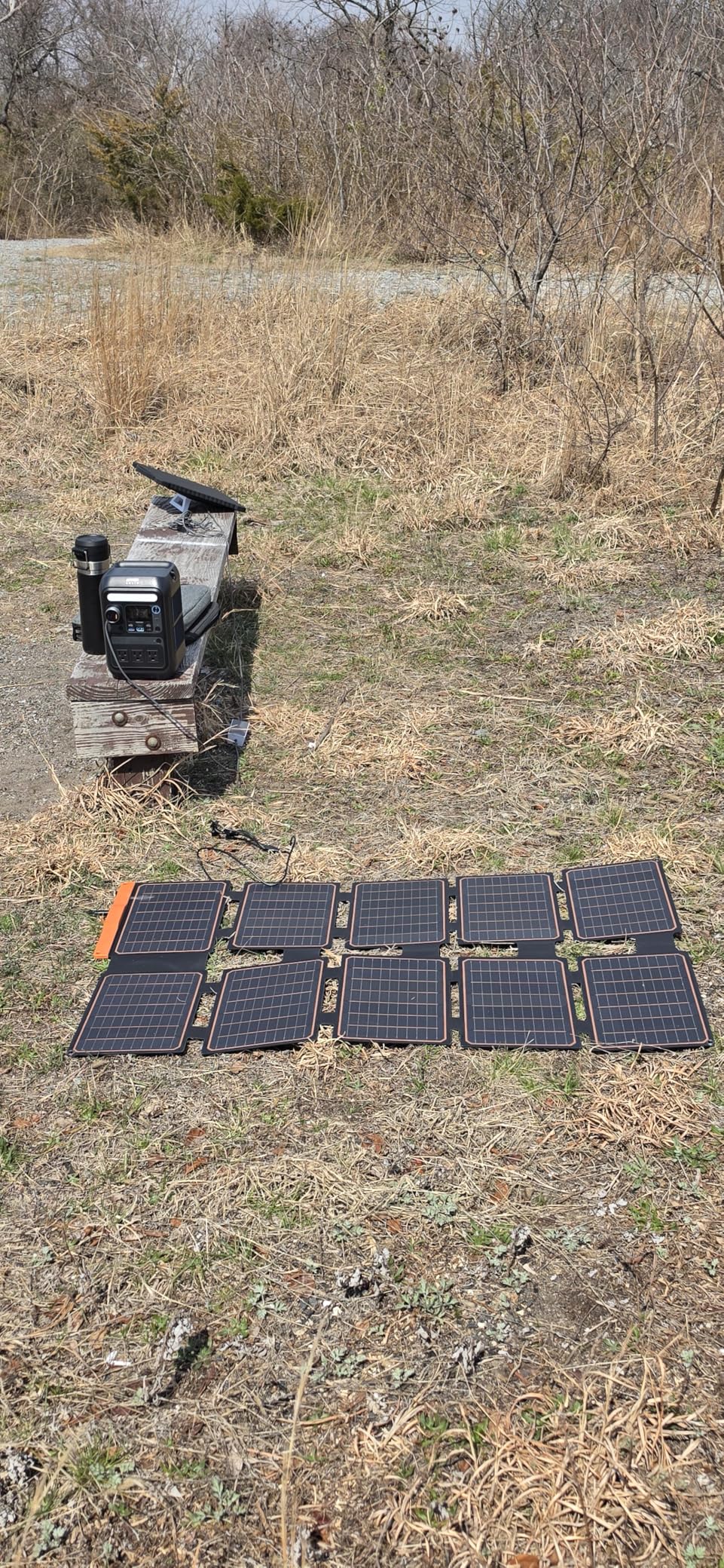 FlexSolar 100W Portable Solar Panels Chargers with PD3.0 USB-C, QC3.0 USB-A and DC Outputs Foldable IP67 Waterproof Power Emergency Camping for Small Power Station Generator, Phones, Power Banks customer photo 1