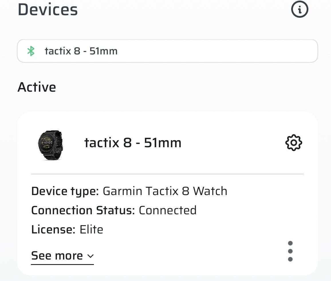 Garmin tactix 8 51mm, Solar Charged Display, Elite, Premium Tactical GPS Smartwatch, Includes Applied Ballistics Elite Solver, Titanium Bezel, Sapphire Lens customer photo 2