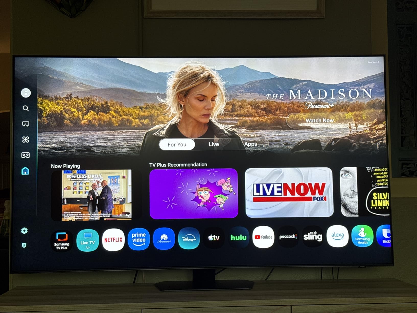 Samsung 50-Inch Class Neo QLED 4K QN90F Series - Vision AI, Mini LED Smart TV (2025 Model) with Neo Quantum HDR+, Object Tracking Sound Lite w/Dolby Atmos, Glare Free Screen customer photo 1