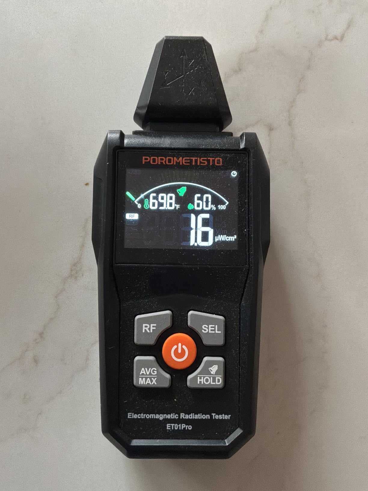 EMF Meter Radiation Detector, ET01Pro EMF Detector, 5-in-1 Electromagnetic Field & Radio Frequency Detector for Home Use & Office EMF Inspections,Ghost Hunting Equipment customer photo 1