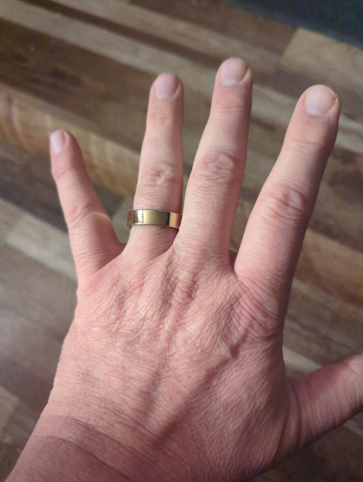 Smart Ring - Health Tracker with SPO2/HRV/Sleep Monitor, 5ATM Waterproof & No Subscription, 7-Day Battery for Men & Women, iOS Android Compatible (8 Sizes, Silver) customer photo 1