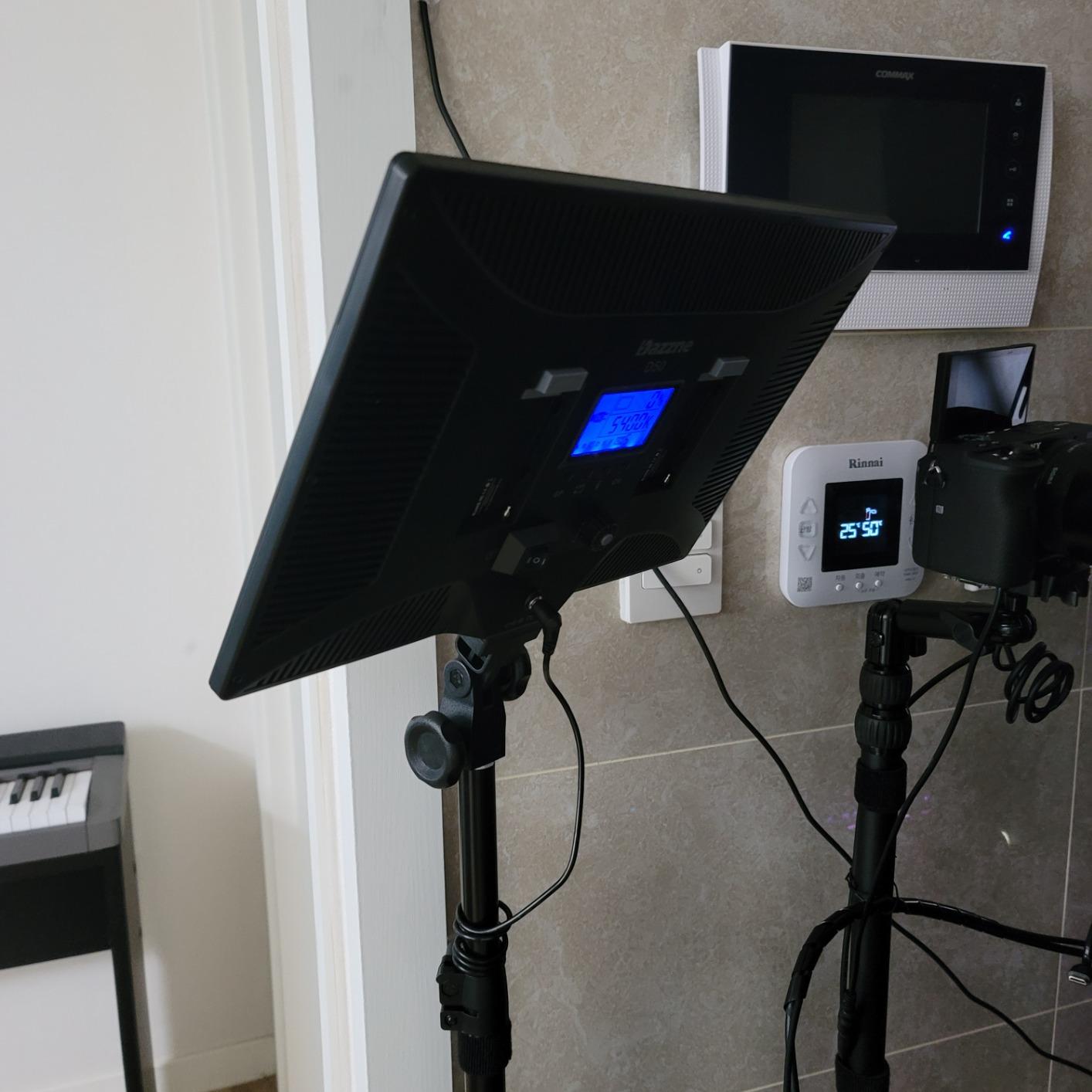2Pack Streaming Key Light, LED Video Light Dimmable Bi-Color 3200-5600k Video Conference Lighting with Gooseneck Tubes Desk Light for Stream/Podcast/Gaming/Zoom Meetings/Broadcast/YouTube customer photo 1