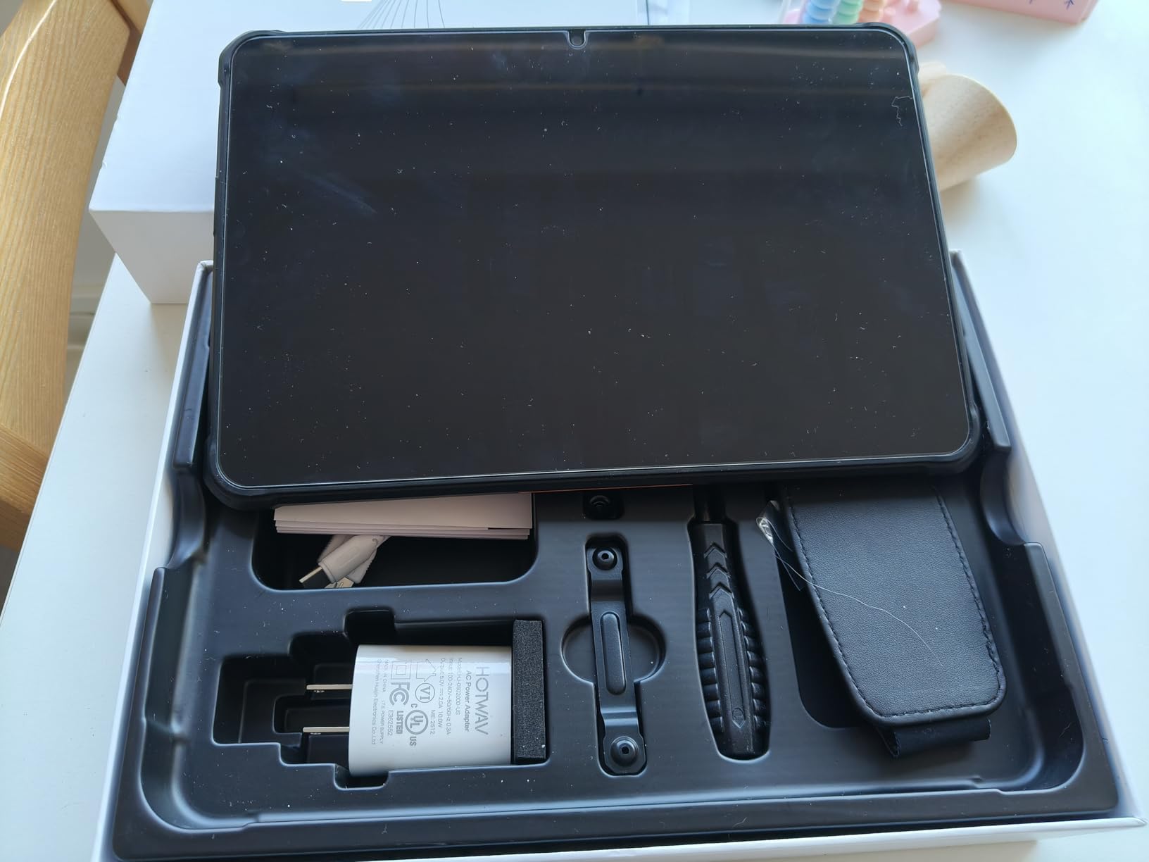 HOTWAV R10 Pro Rugged Tablet Android 14-10.1 Inch HD+ 10800mAh Waterproof Tablet, 20GB RAM+256GB ROM/1TB TF Work Tablets, 13MP+5MP Camera Octa-Core IP68&IP69K/4G-LTE/5G WiFi/Face ID/GPS/OTG customer photo 1