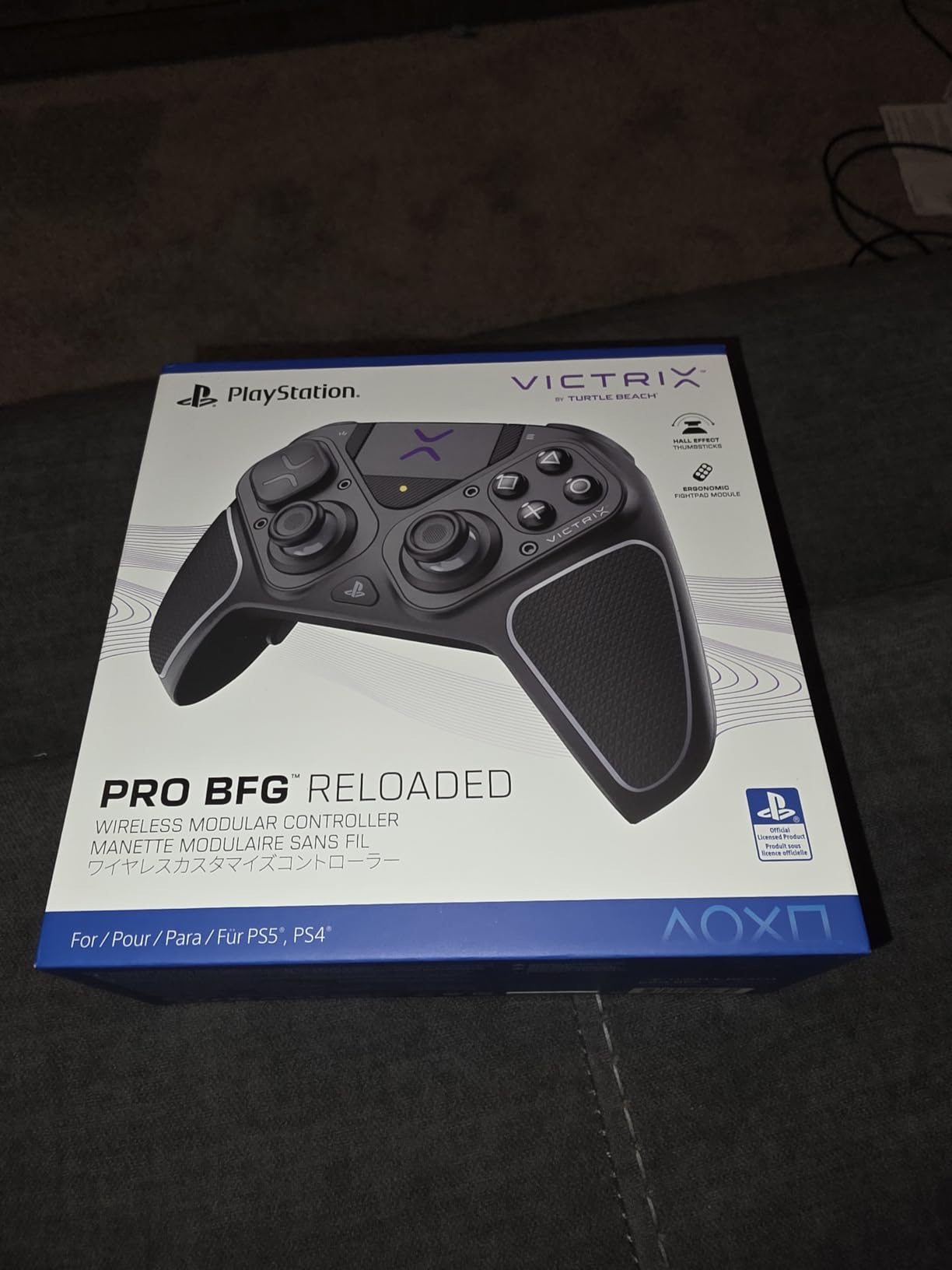 Turtle Beach Victrix Pro BFG Reloaded Wireless Gaming Controller Officially Licensed for PlayStation 5, PS5, PS4, PC, Fightpad Module, Hall-Effect Sticks/Triggers, Customizable Controls - Black customer photo 2