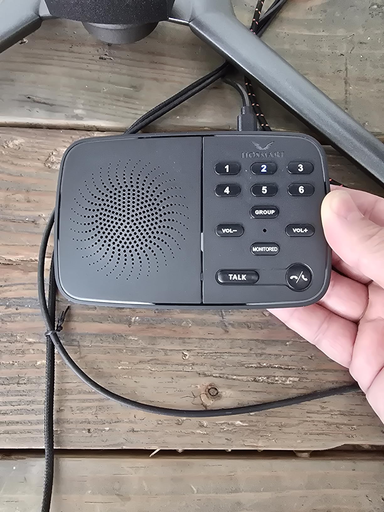 Hosmart Intercoms Wireless for Home UltraSpeak Pro, 2025 Full Duplex Wireless Intercom System for Business, Room to Room Intercom Two Way Real-time Intercom with 1200 Feet Range (6 Packs) customer photo 1