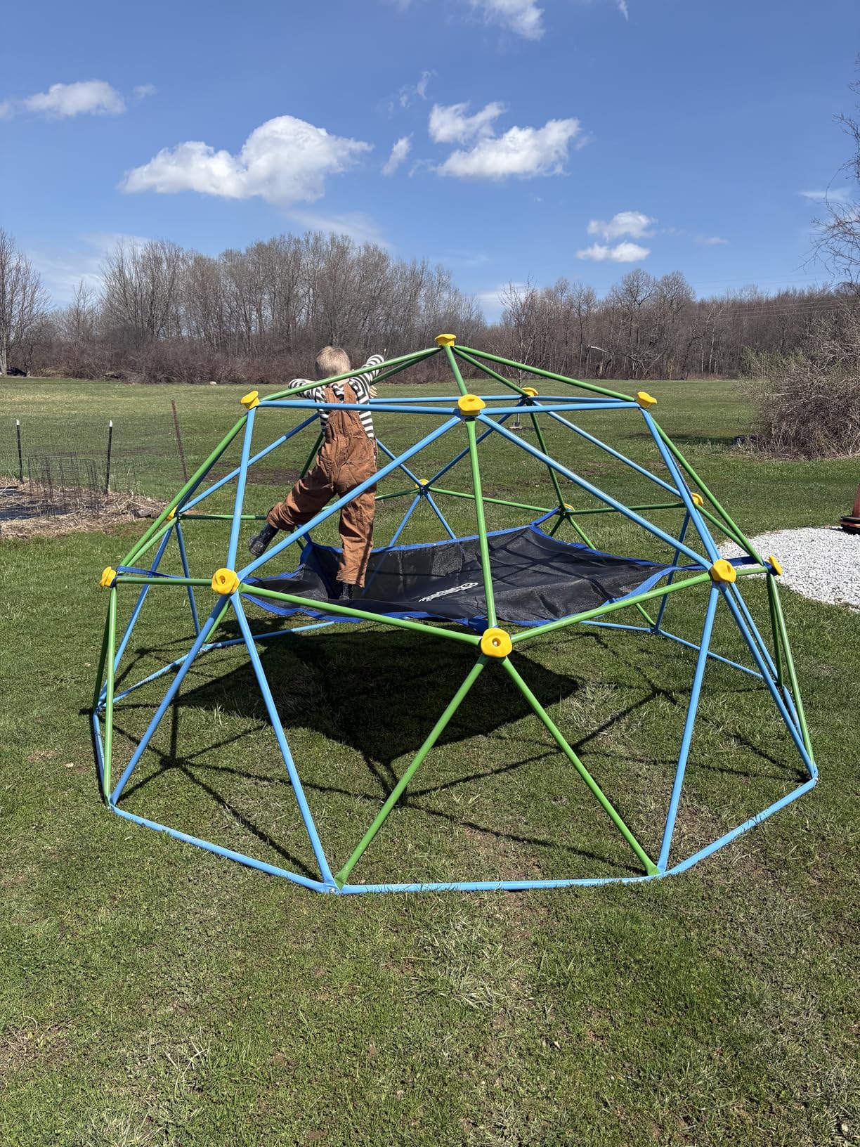 Gardenature 10FT Climbing Dome with Hammock, Outdoor Jungle Gym for Kids customer photo 1