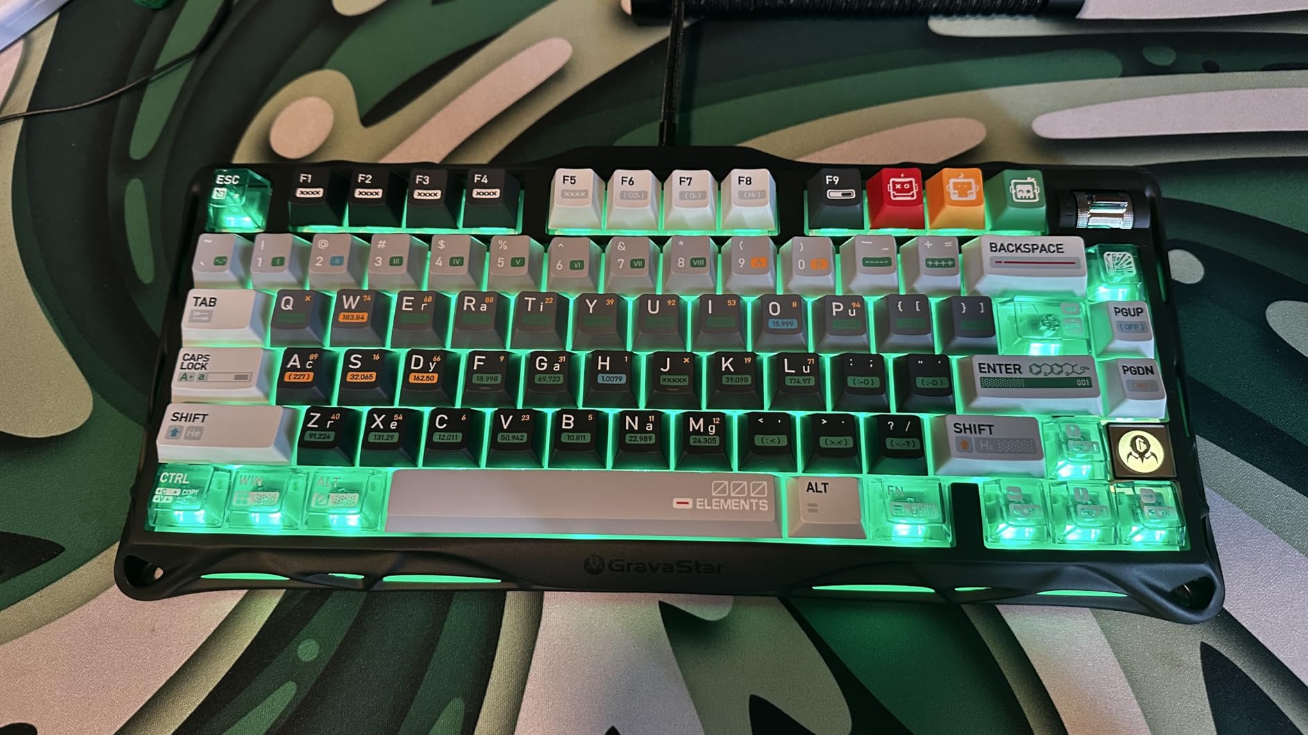 GravaStar Mercury K1 75% Pink Wireless Keyboard, Aluminum Alloy Exoskeleton Design Mechanical Gaming Keyboard, Gasket Hot-Swap Socket, Linear Switches, RGB Backlit customer photo 2
