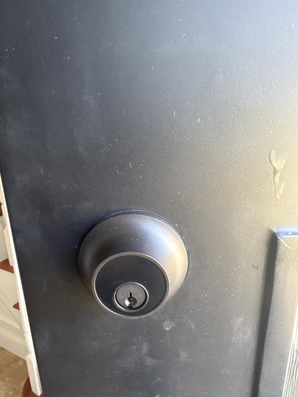 Level Lock+ (Matter) Smart Lock - World's Smallest, Most Advanced Matter-Over-Thread Deadbolt Plus Apple Home Key - Keyless and Remote Access via Apple, Alexa, Google Home, SmartThings (Matte Black) customer photo 2