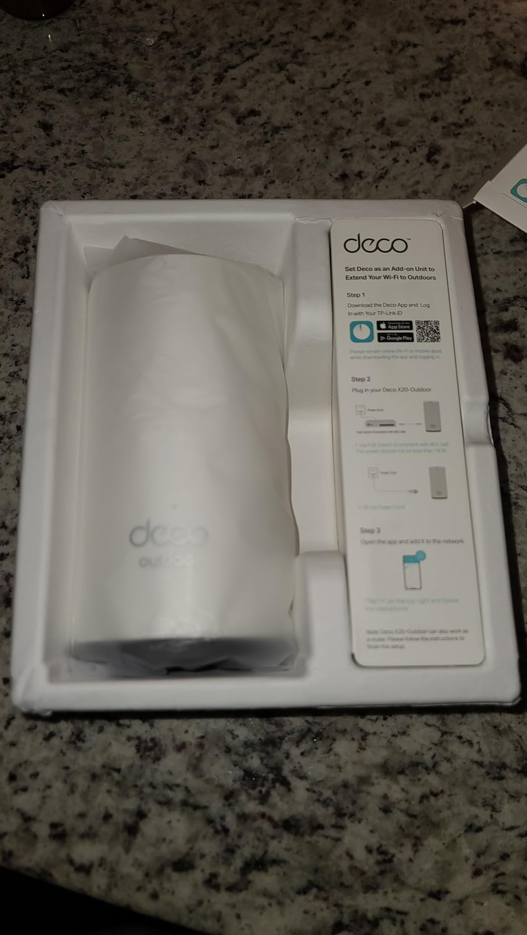 TP-Link Deco X20-OUTDOOR AX1800 Dual-Band Wi-Fi 6 Outdoor Mesh WiFi Extender customer photo 1