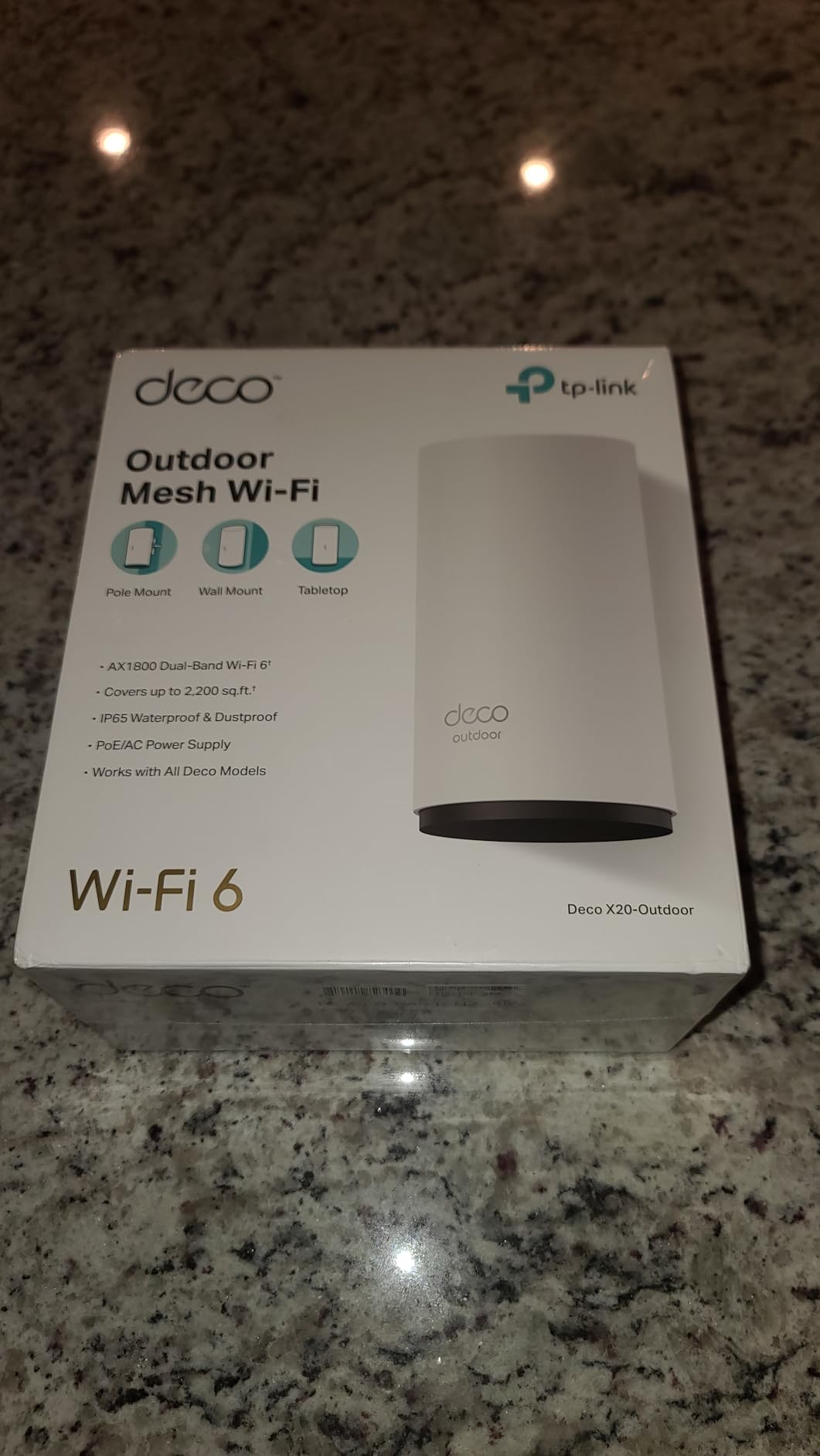 TP-Link Deco X20-OUTDOOR AX1800 Dual-Band Wi-Fi 6 Outdoor Mesh WiFi Extender customer photo 2