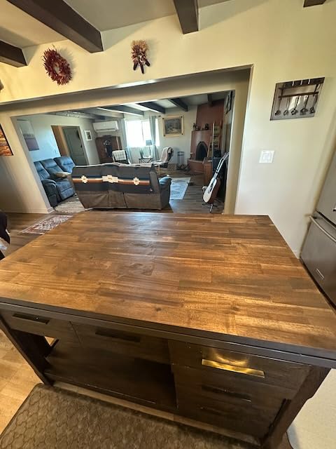 Walnut Butcher Block Countertop 48 x 30 x 1.5 Inches - Solid Wood Table Top for Desk Top, Dining Table, Workbench Top customer photo 2
