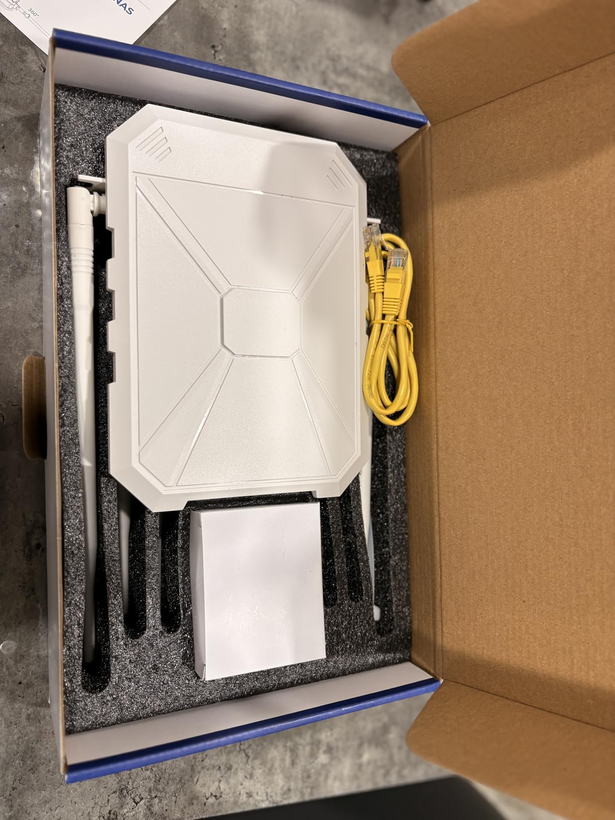 AX1800 Outdoor WiFi 6 Extender, High Power Outdoor WiFi Extender Signal Booster, Long Range Outdoor WiFi Access Point, IP67 Weatherproof, PoE Power Supply, for Starlink, Cameras, Patio, Camping, RV customer photo 2
